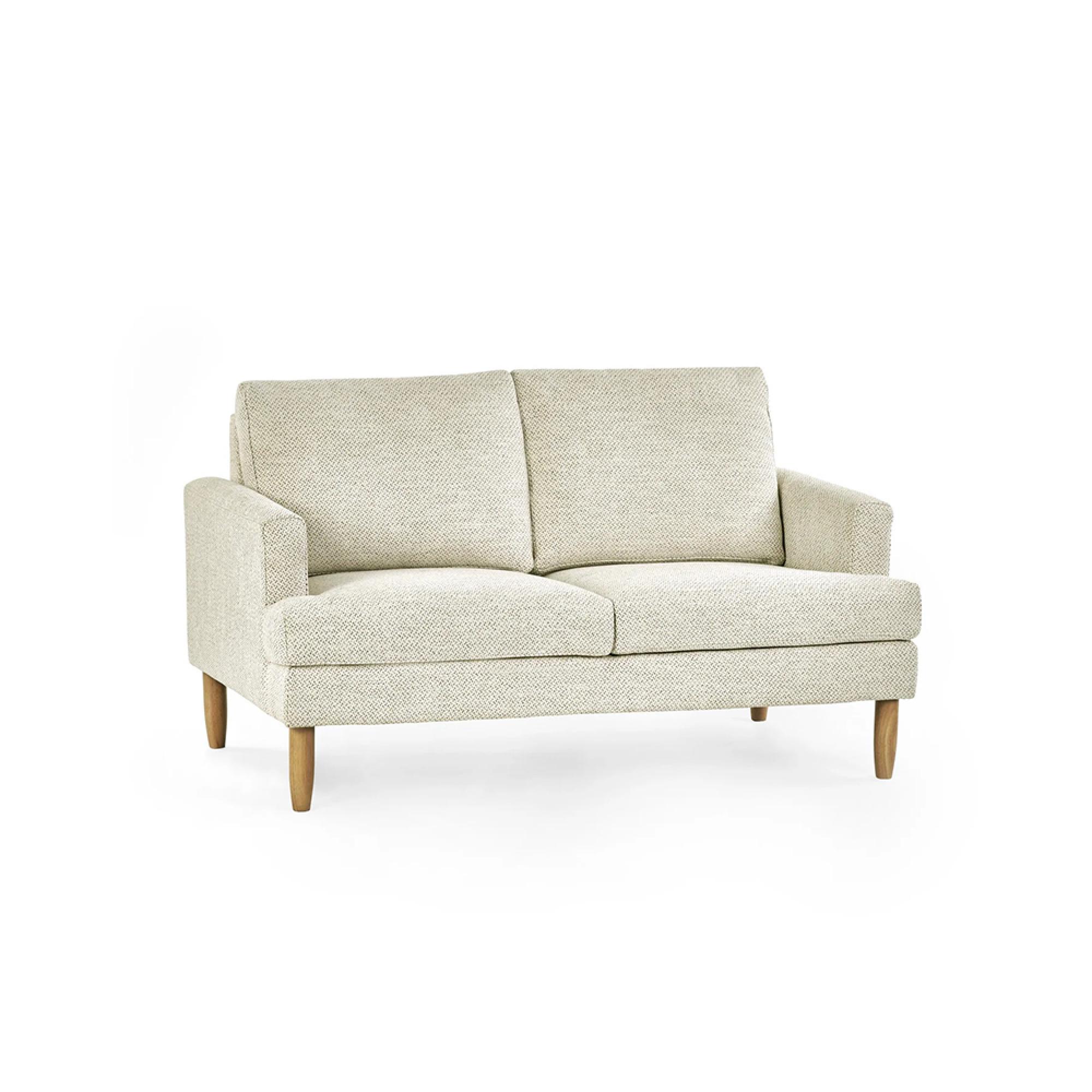 Daisy Beige Pearl Barley Fabric Sofa - 2 Seater