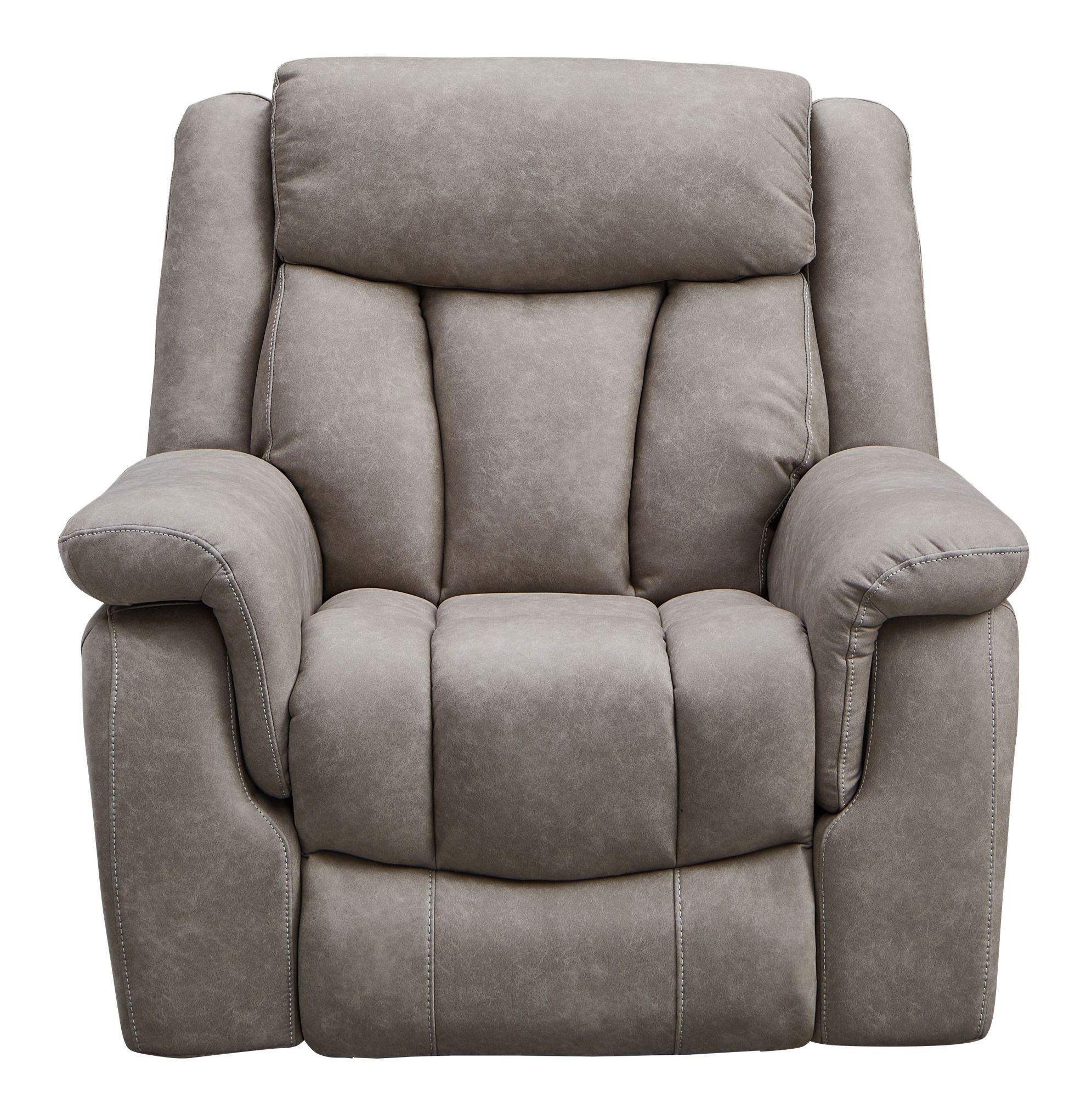 Dylan Electric Recliner Armchair - Sandstone Fabric