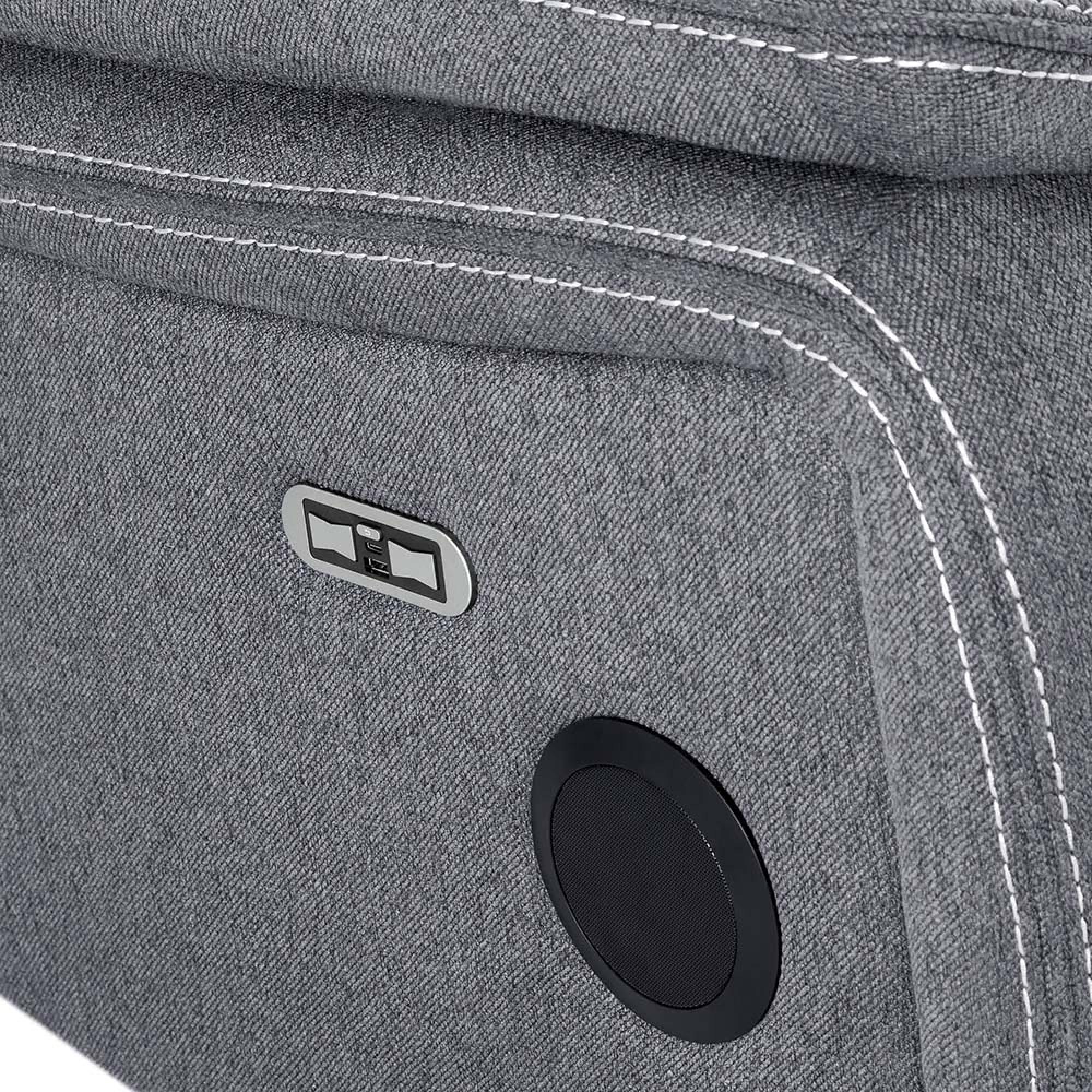 Galaxy Sofa - Tech Grey Fabric - 2 Seater