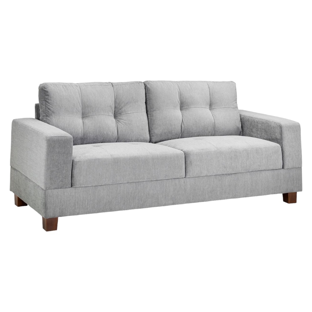 Jerry Sofa - Grey Fabric - 3 Seater
