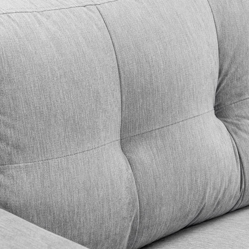 Jerry Sofa - Grey Fabric - 3 Seater