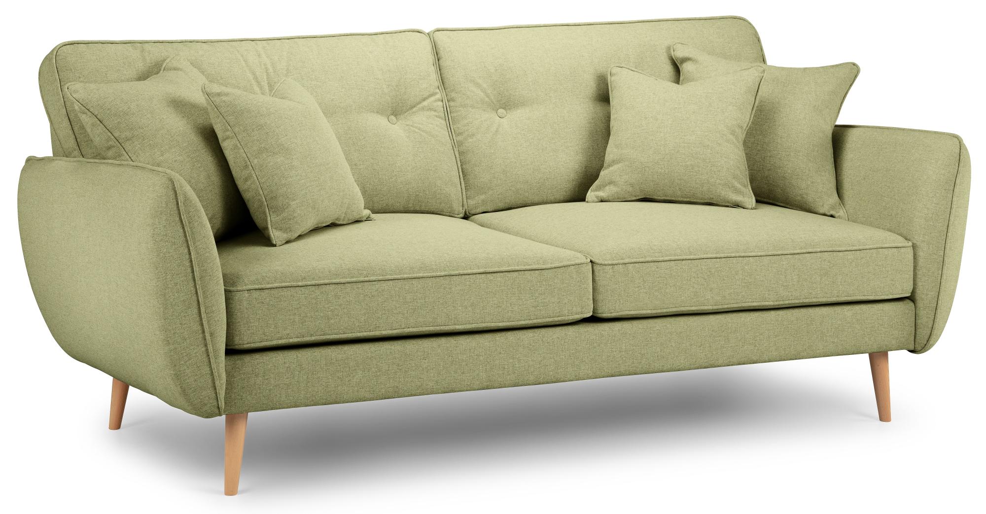 Kendal Lichen Fabric 3 Seater Sofa