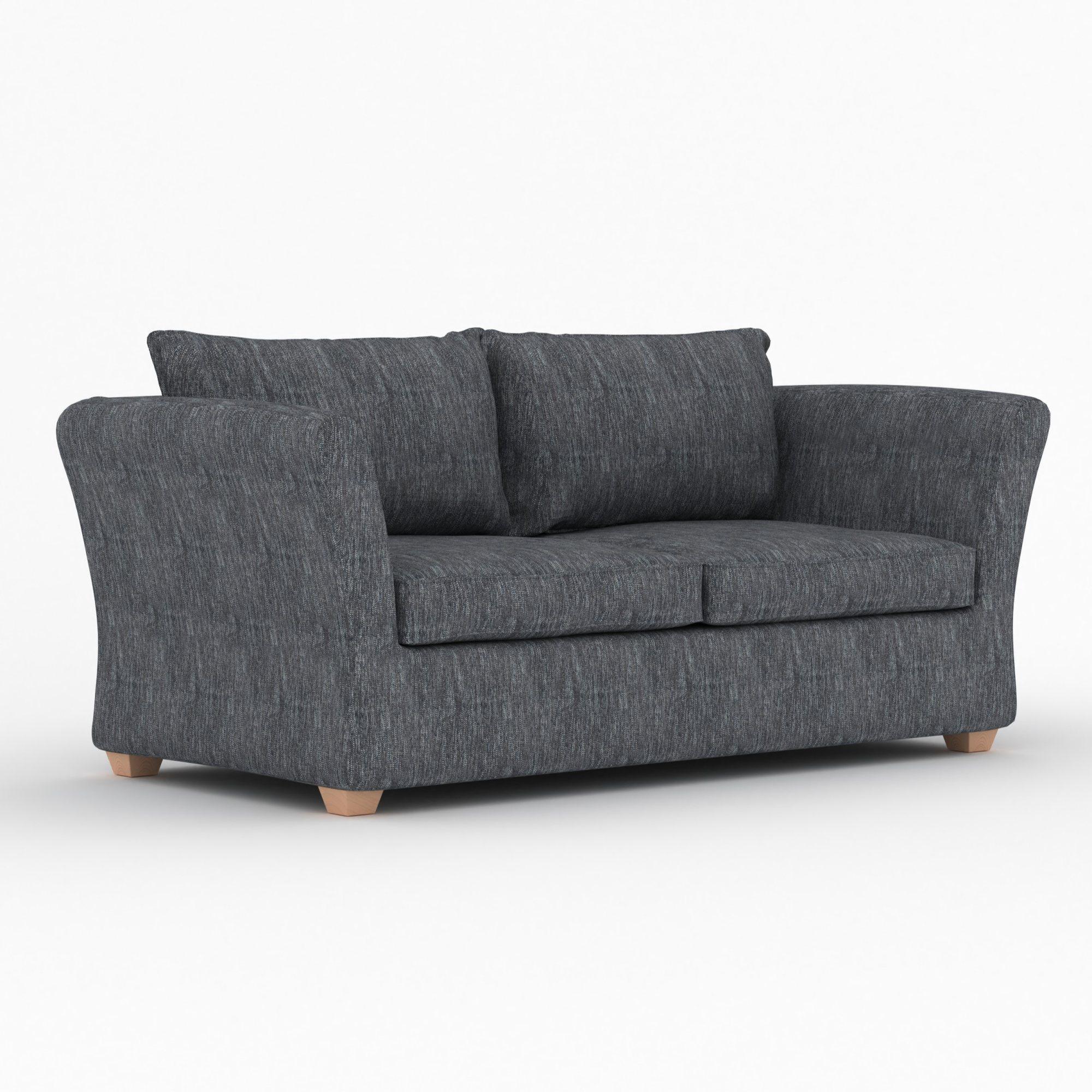 Kendle Sofa Bed - Piero Thunderstorm Fabric - 2 Seater
