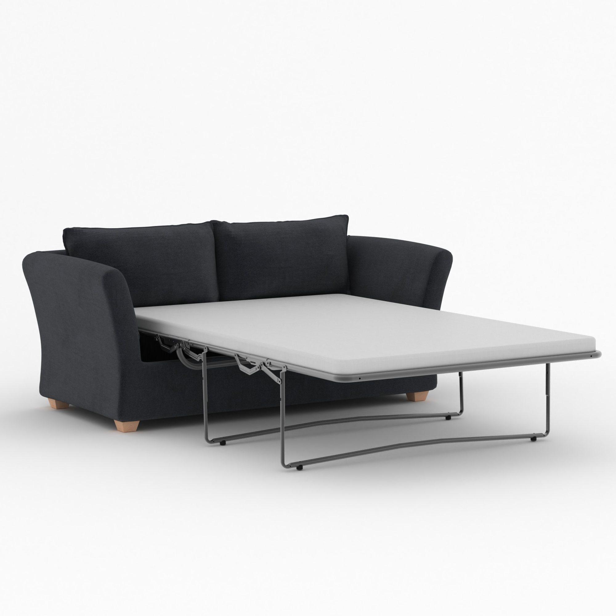 Kendle Sofa Bed - Sunningdale Granite Fabric - 2 Seater