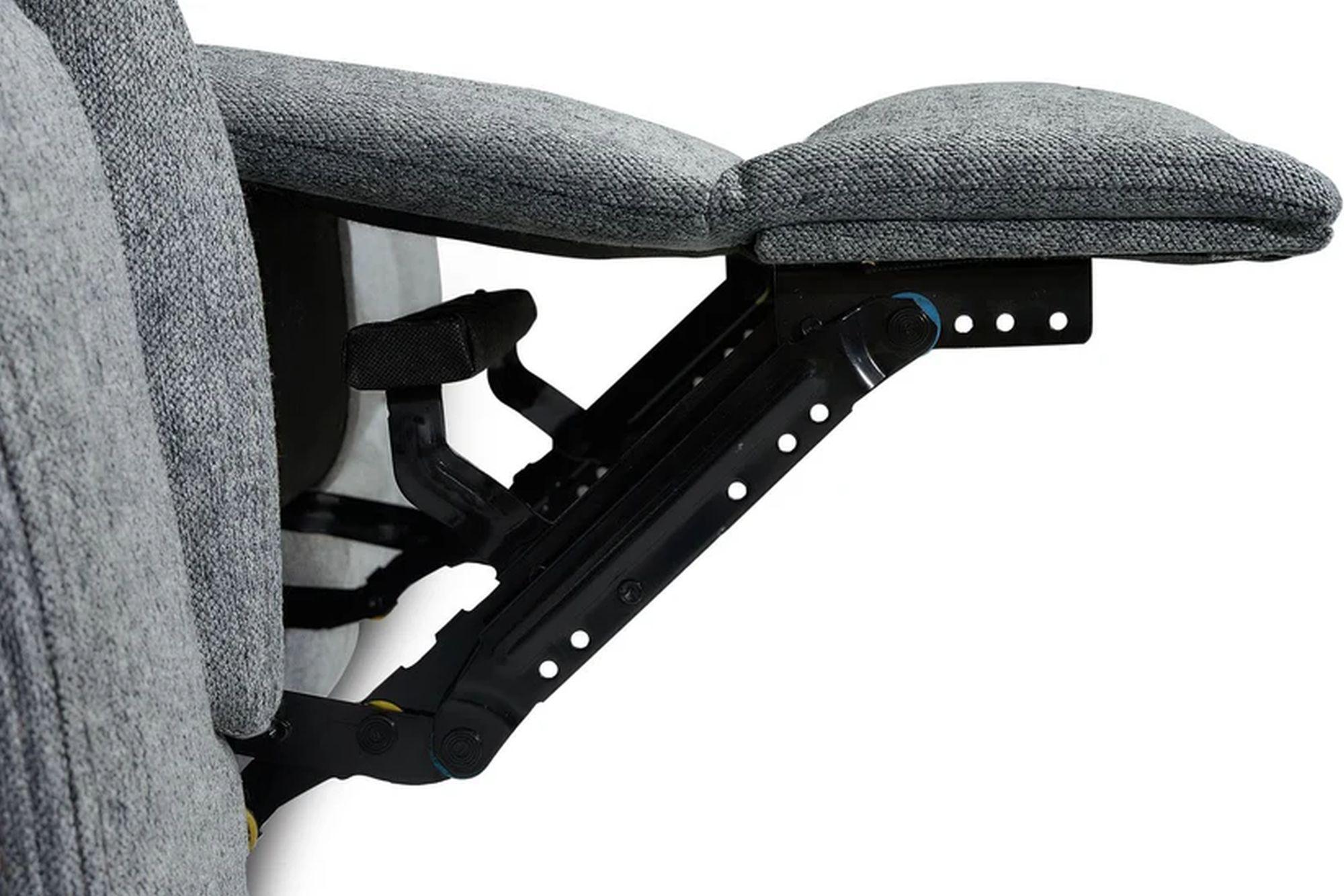 Linden Recliner Armchair - Grey Fabric