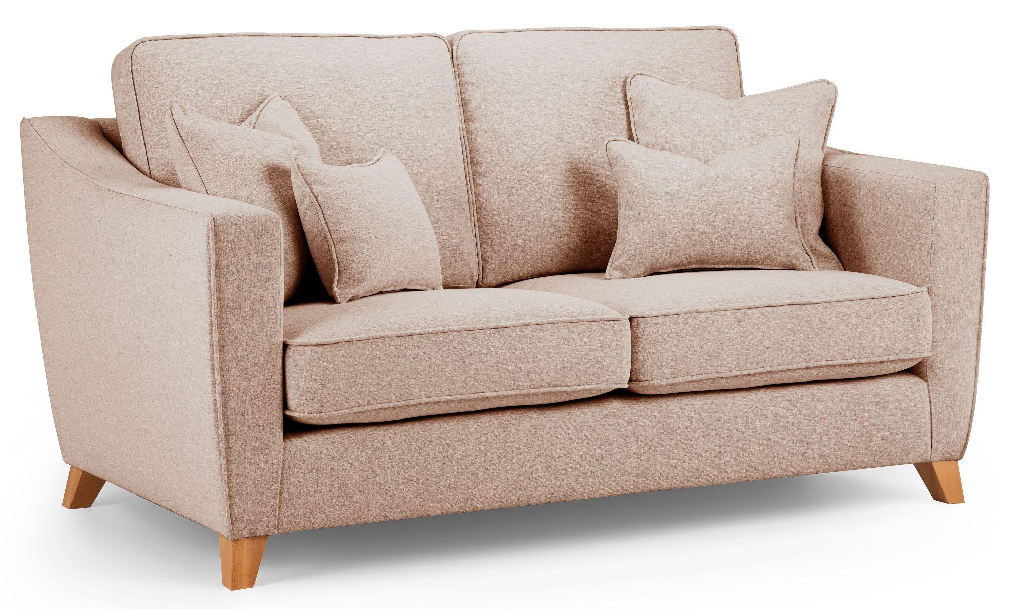 Linnet Pastel Fabric 2 Seater Sofa