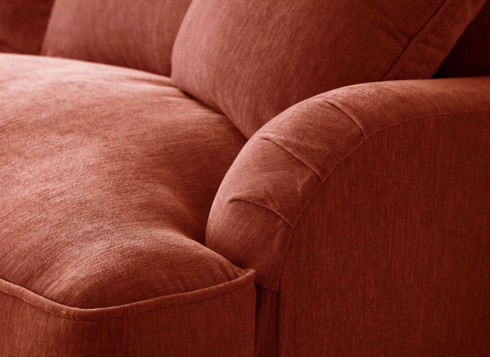 Manhattan Apricot Fabric 2 Seater Sofa