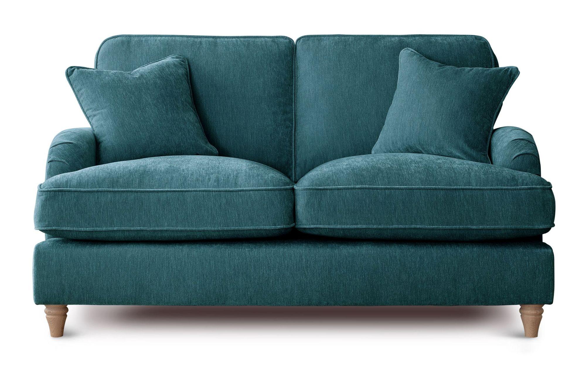 Manhattan Emerald Fabric 2 Seater Sofa