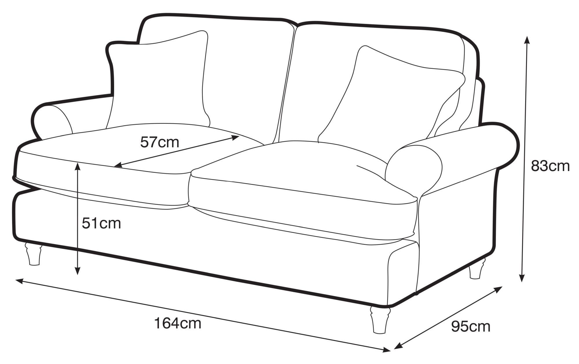 Marigot Emerald Fabric 2 Seater Sofa