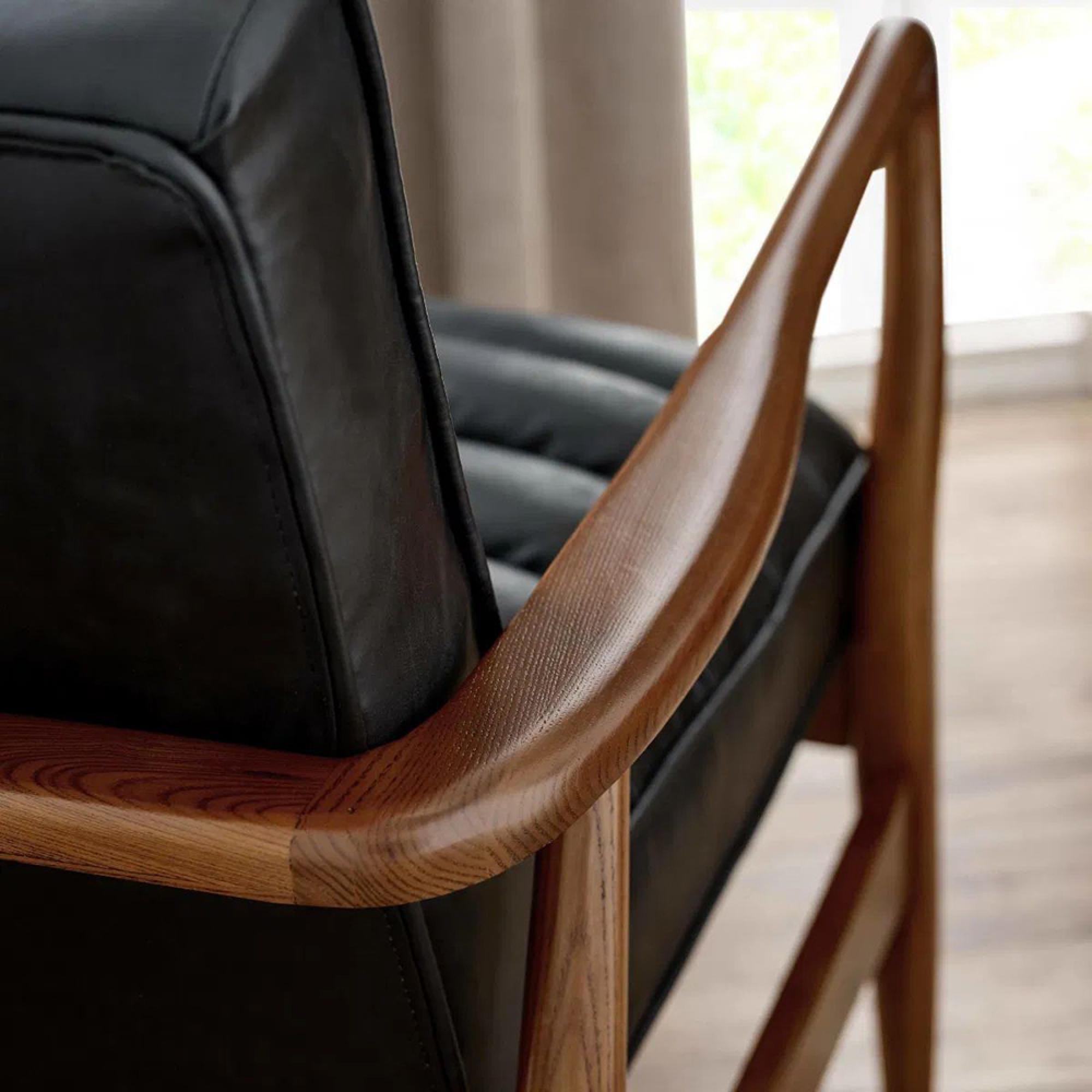 Marshall Sofa - 2 Seater - Black Faux Leather