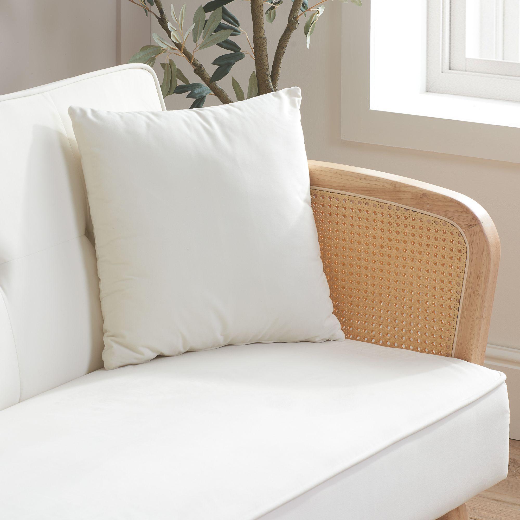 Mila Sofa Bed - 3 Seater - White Fabric