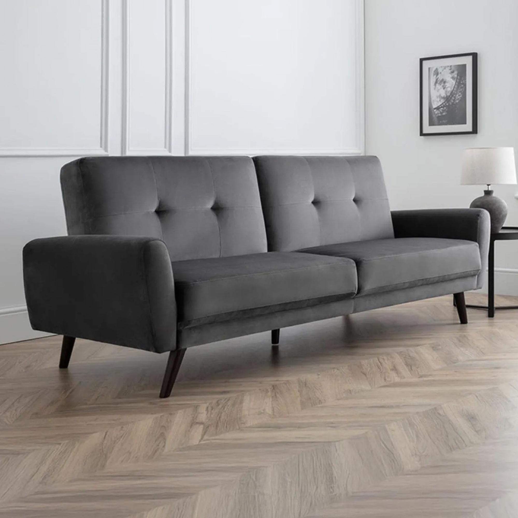 Monza Grey Fabric Sofabed