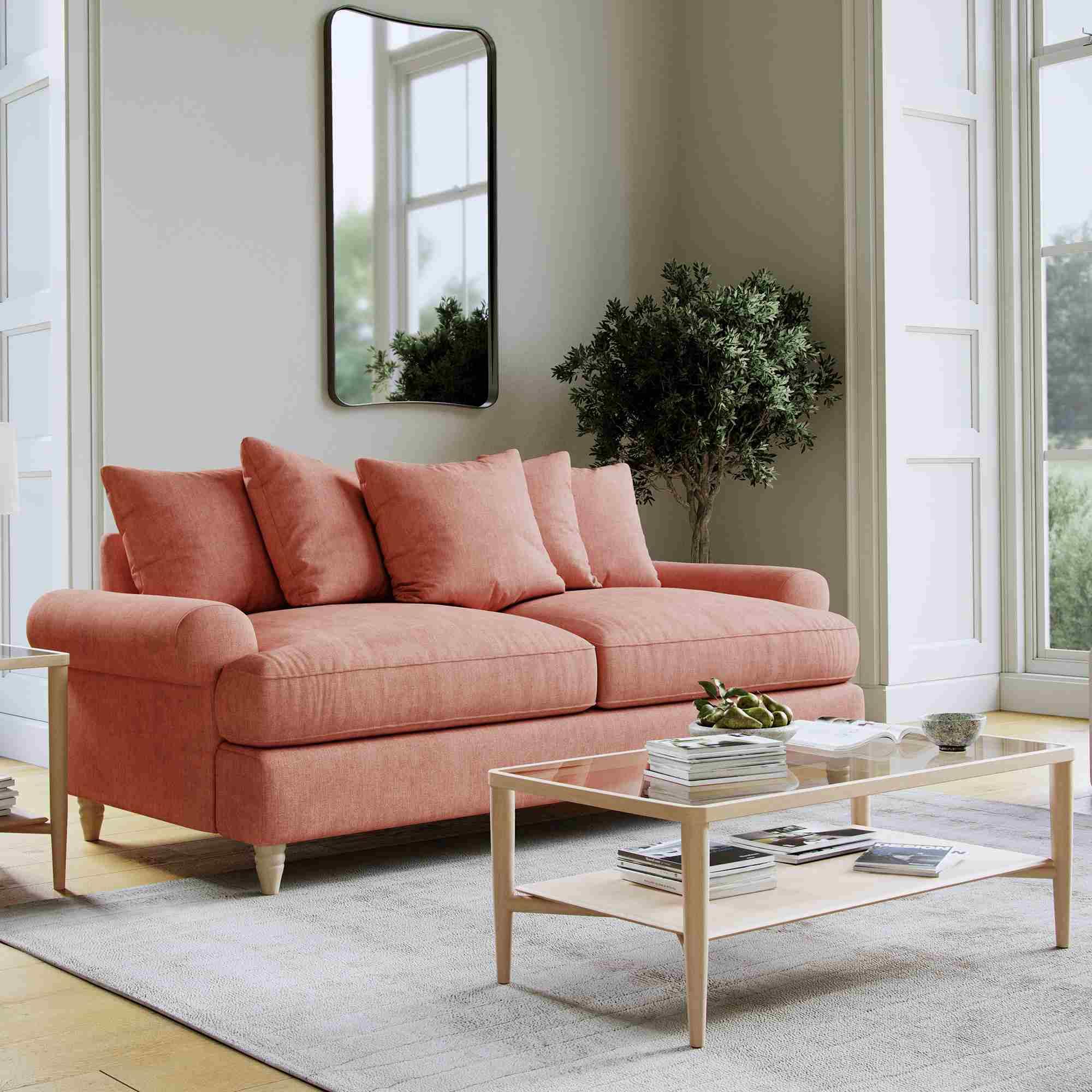Narva Coral Fabric 2.5 Seater Sofa