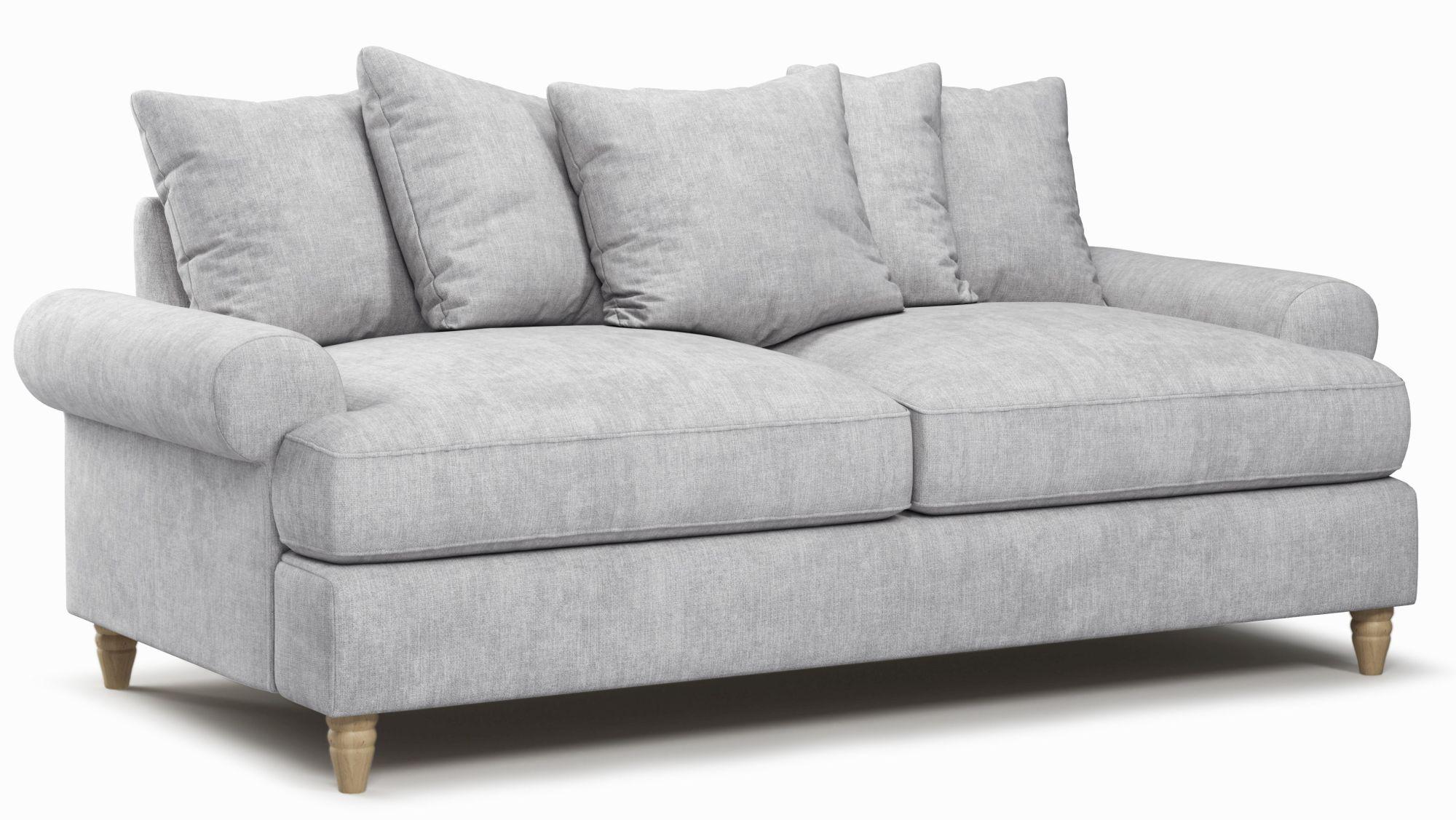 Narva Dove Grey Fabric 2.5 Seater Sofa