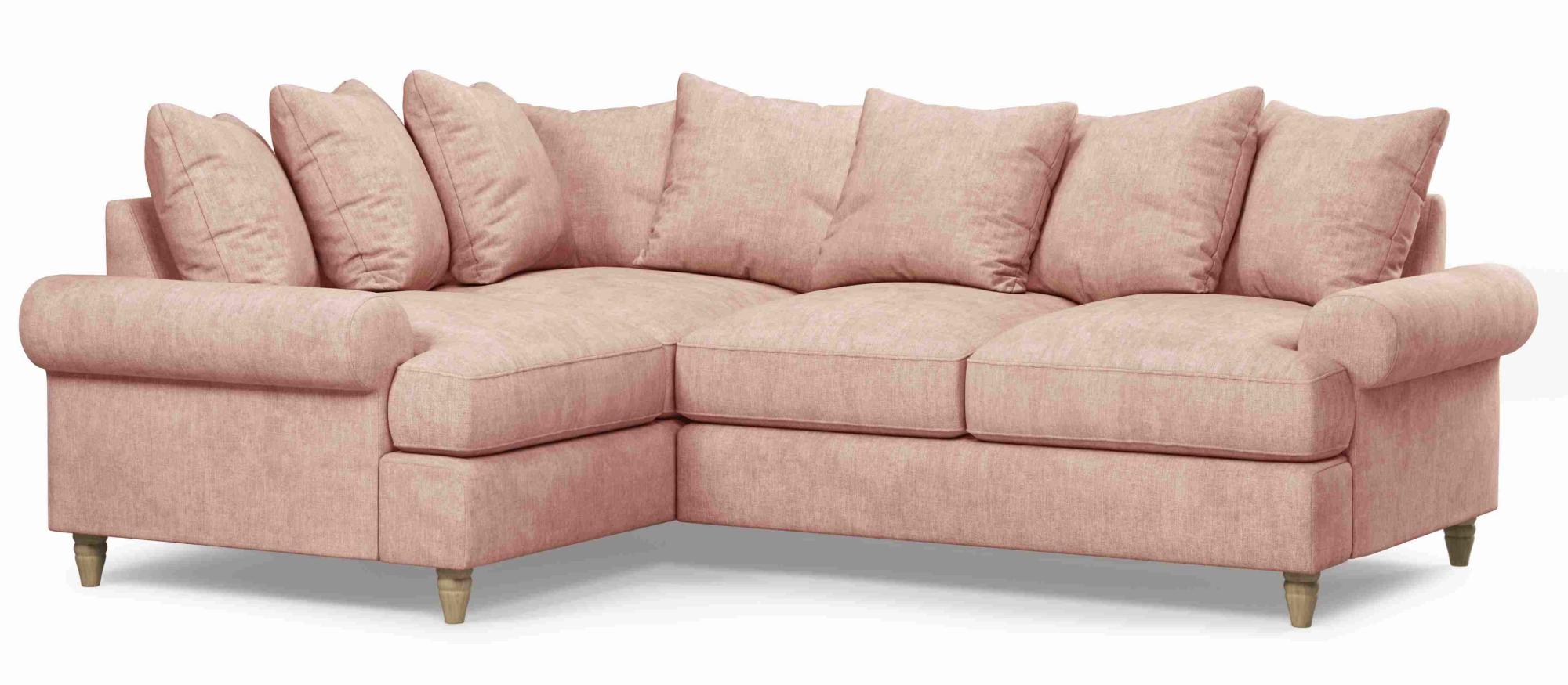 Narva Pastel Fabric 1 Corner 2 Sofa