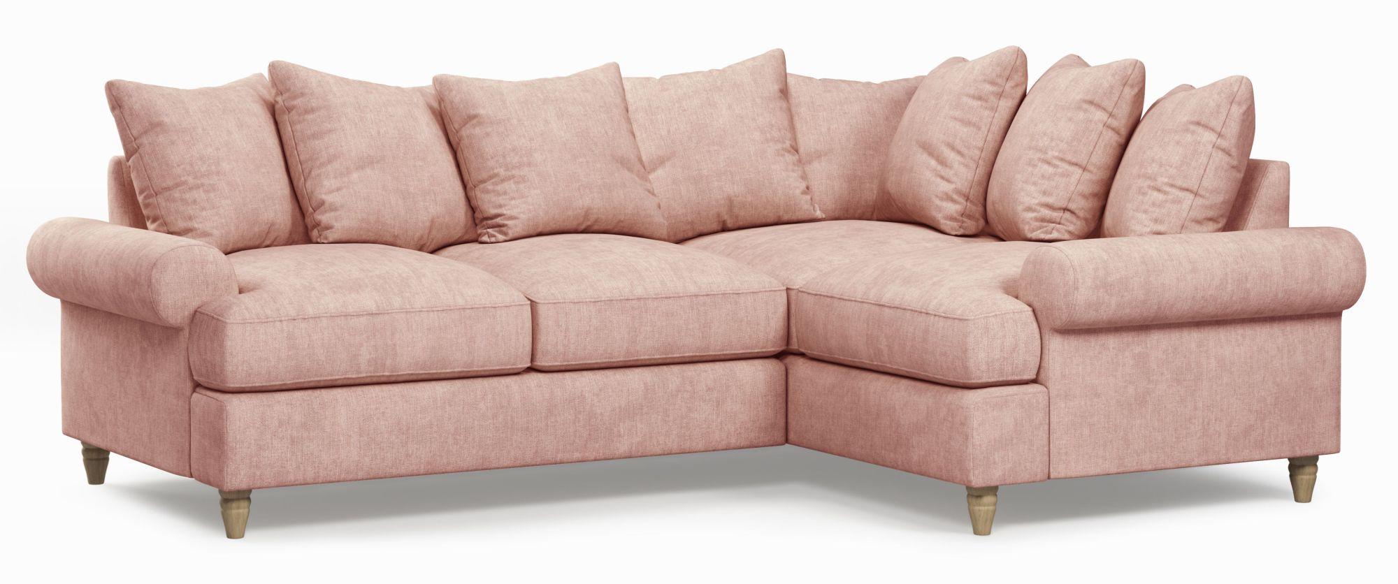 Narva Pastel Fabric 2 Corner 1 Sofa