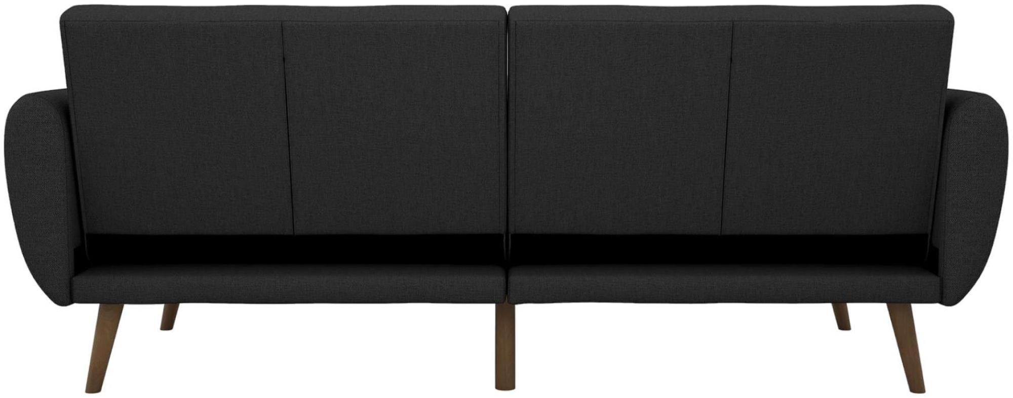 Novogratz Brittany Futon Sofa Bed - Dark Grey Linen - 2115029NUK