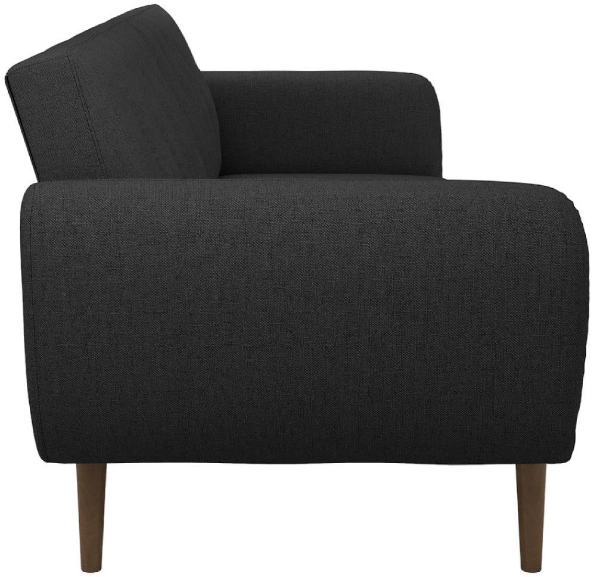 Novogratz Brittany Futon Sofa Bed - Dark Grey Linen - 2115029NUK