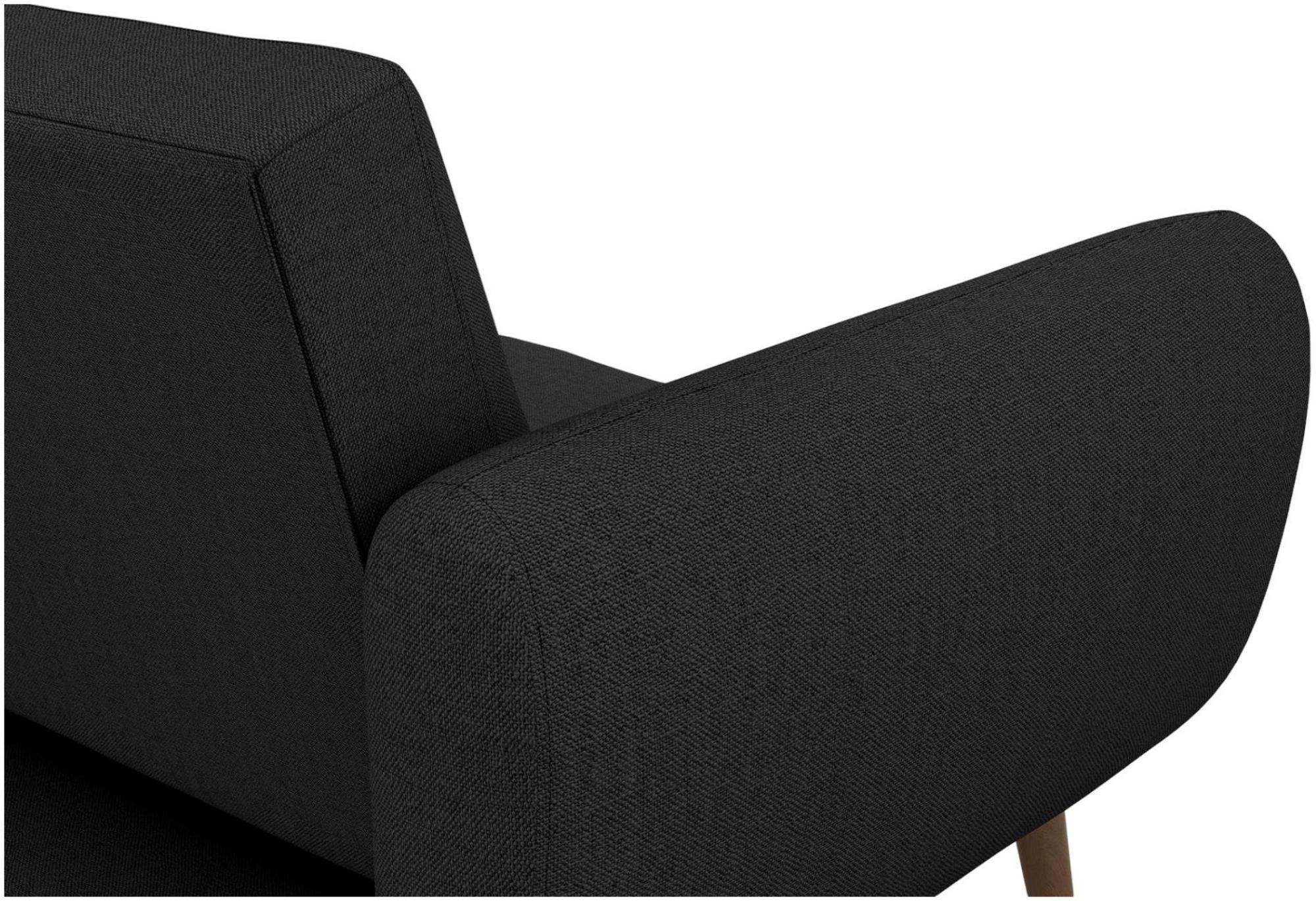 Novogratz Brittany Futon Sofa Bed - Dark Grey Linen - 2115029NUK