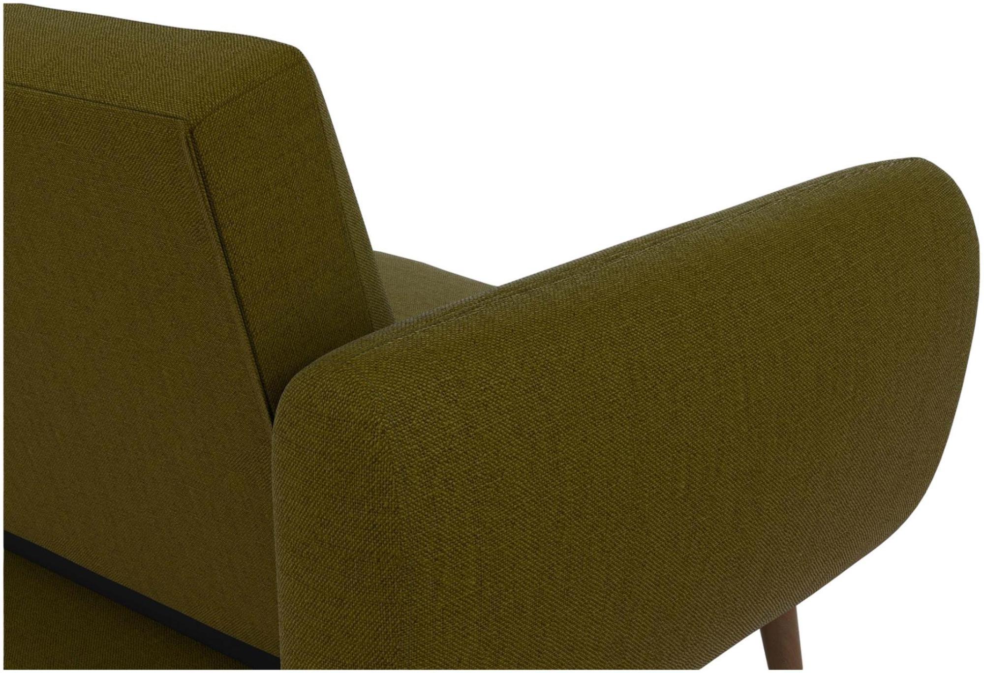 Novogratz Brittany Futon Sofa Bed - Green Linen - 2115329NUK