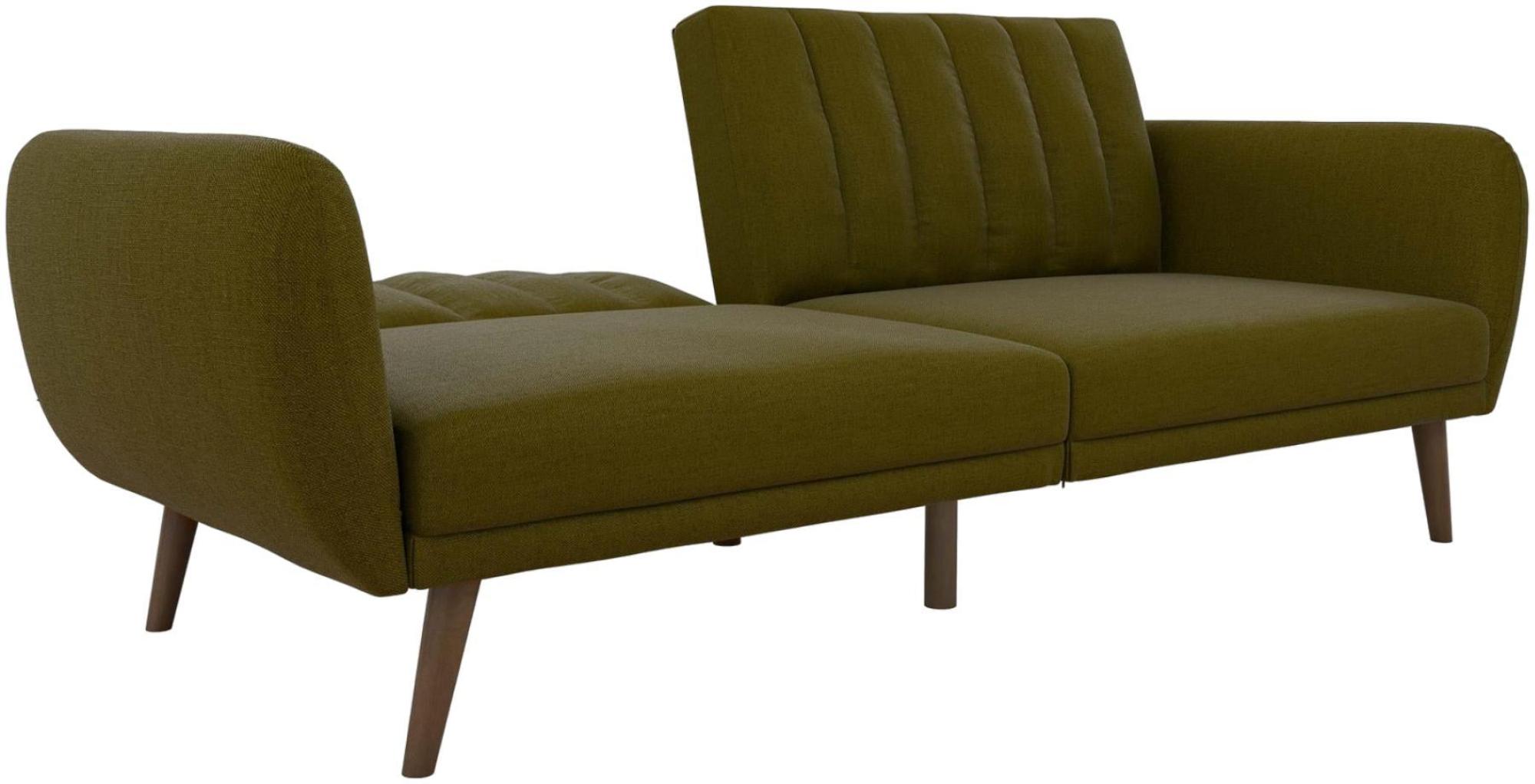 Novogratz Brittany Futon Sofa Bed - Green Linen - 2115329NUK