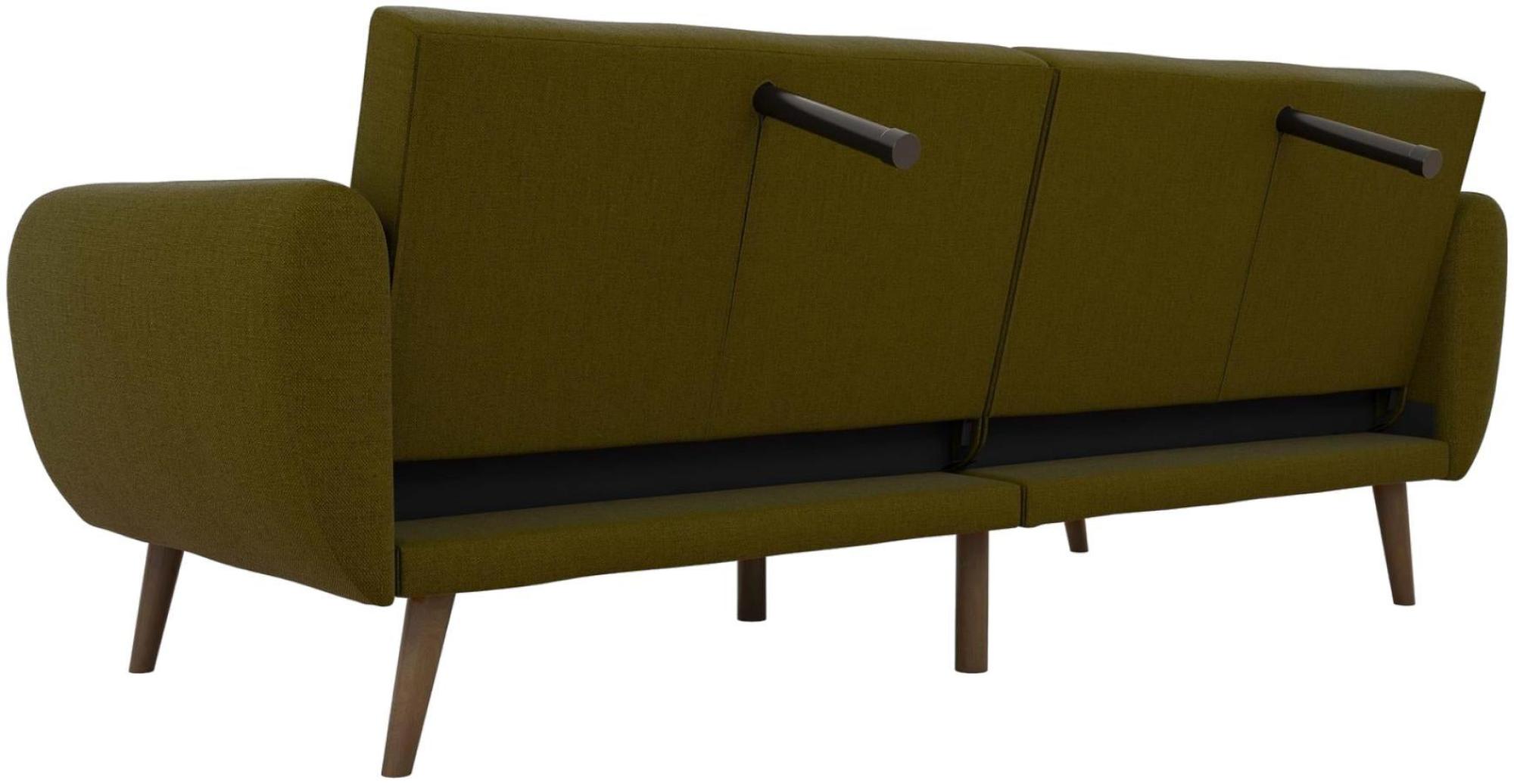 Novogratz Brittany Futon Sofa Bed - Green Linen - 2115329NUK