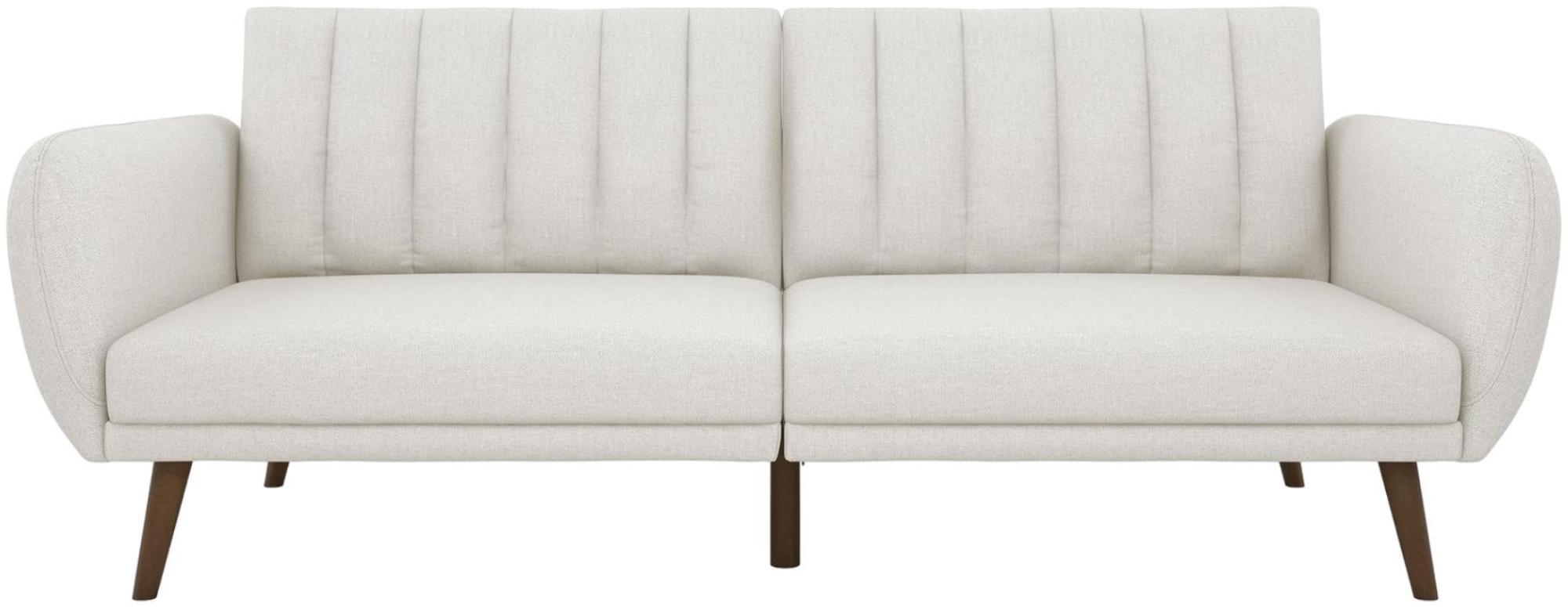 Novogratz Brittany Futon Sofa Bed - Light Grey Linen - 2115429NUK