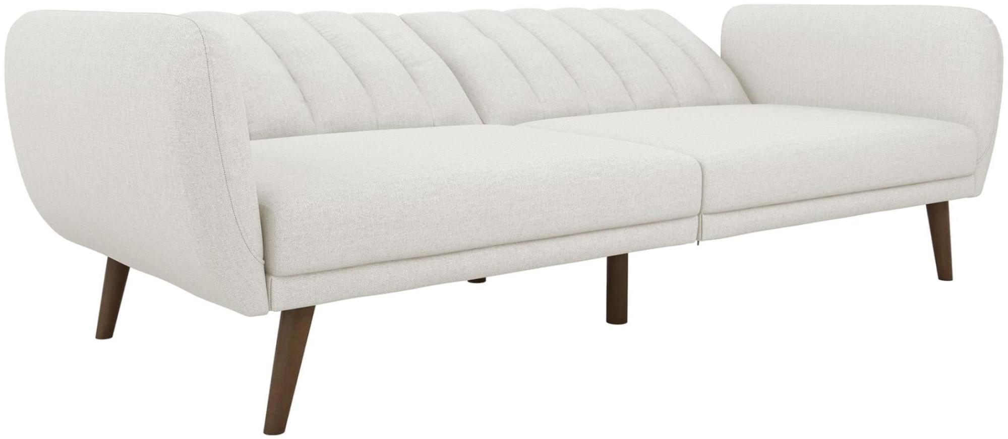 Novogratz Brittany Futon Sofa Bed - Light Grey Linen - 2115429NUK