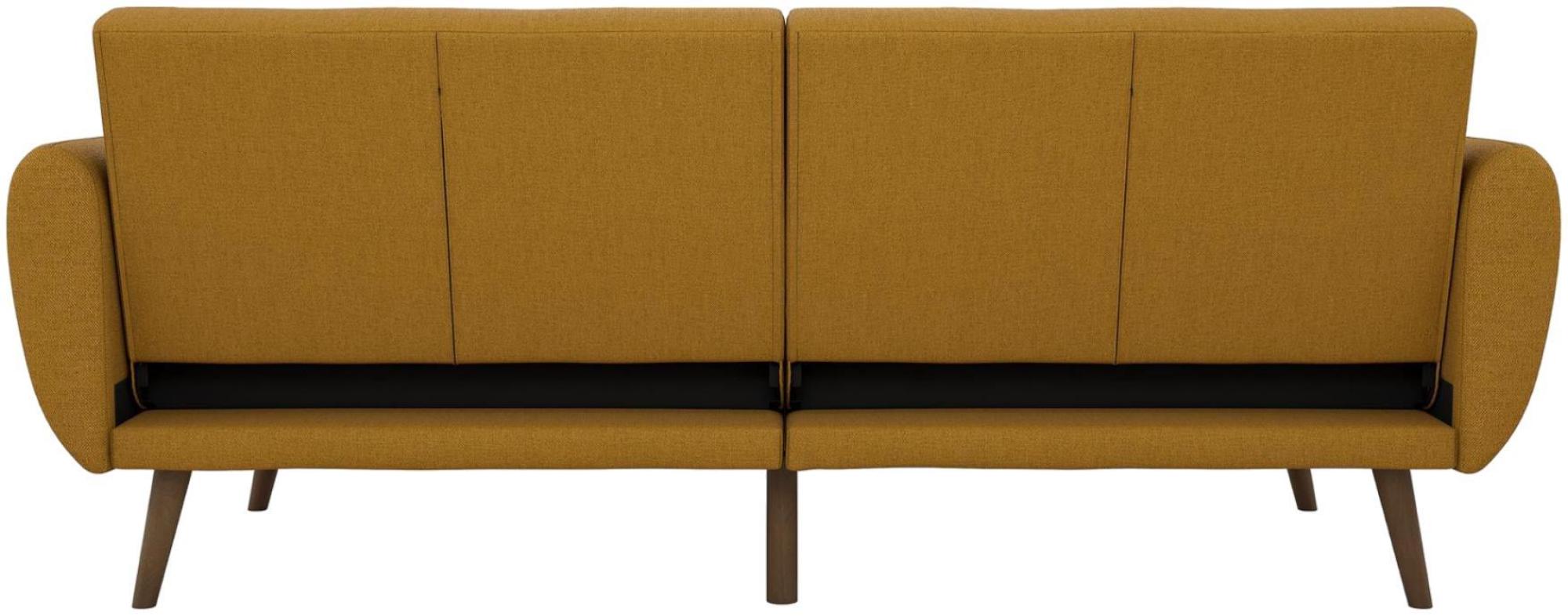 Novogratz Brittany Futon Sofa Bed - Mustard Linen - 2115929NUK