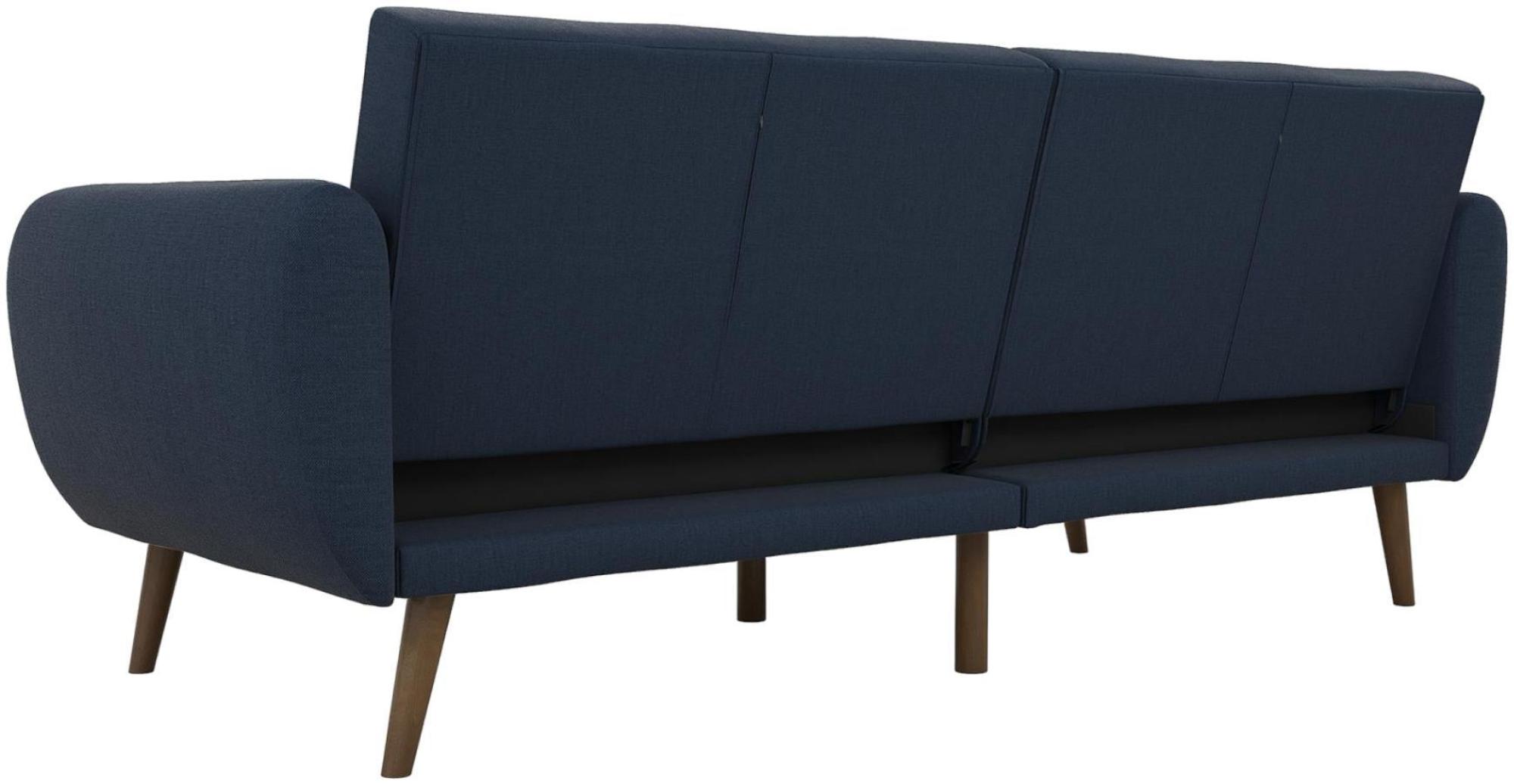 Novogratz Brittany Futon Sofa Bed - Navy Linen - 2115629NUK