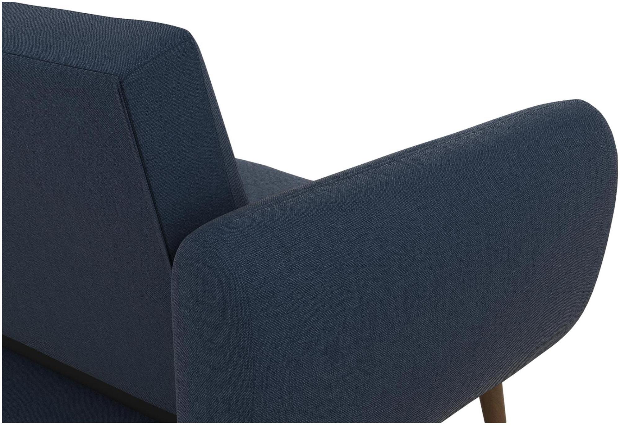 Novogratz Brittany Futon Sofa Bed - Navy Linen - 2115629NUK