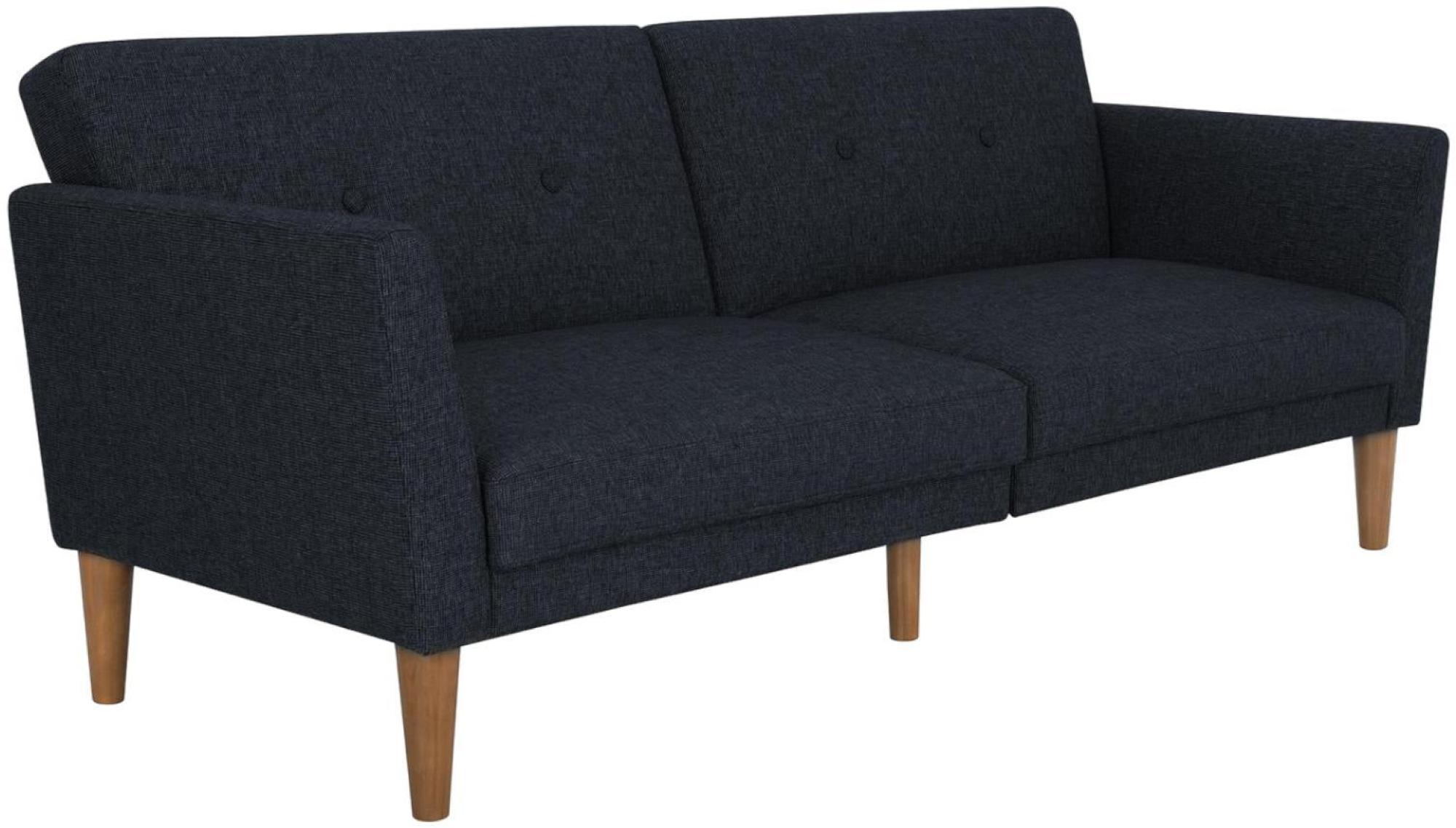 Novogratz Regal Futon Sofa Bed - Blue Linen - 2180629NUK