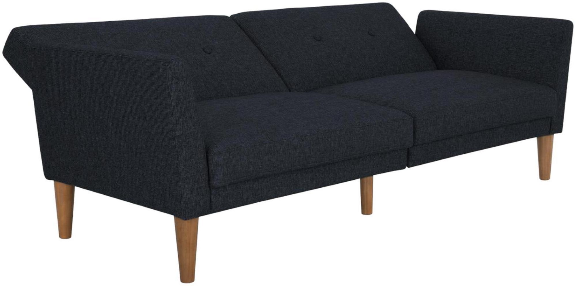 Novogratz Regal Futon Sofa Bed - Blue Linen - 2180629NUK