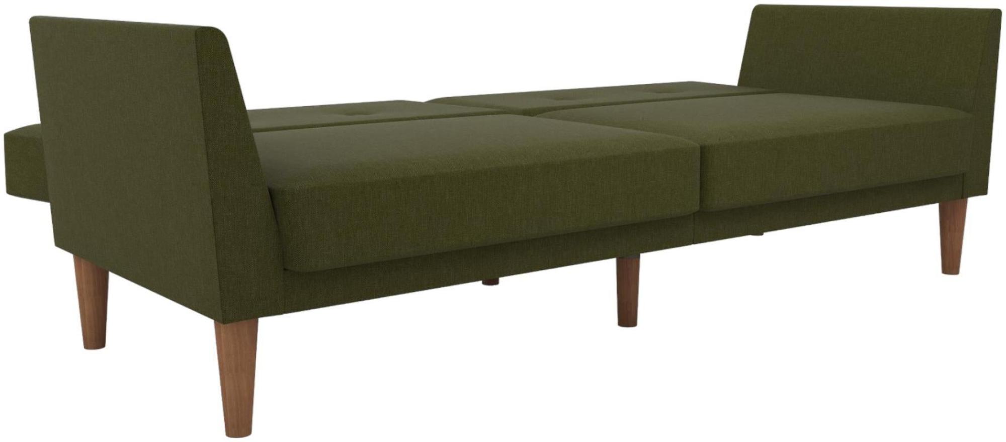 Novogratz Regal Futon Sofa Bed - Green Linen - 2180929NUK
