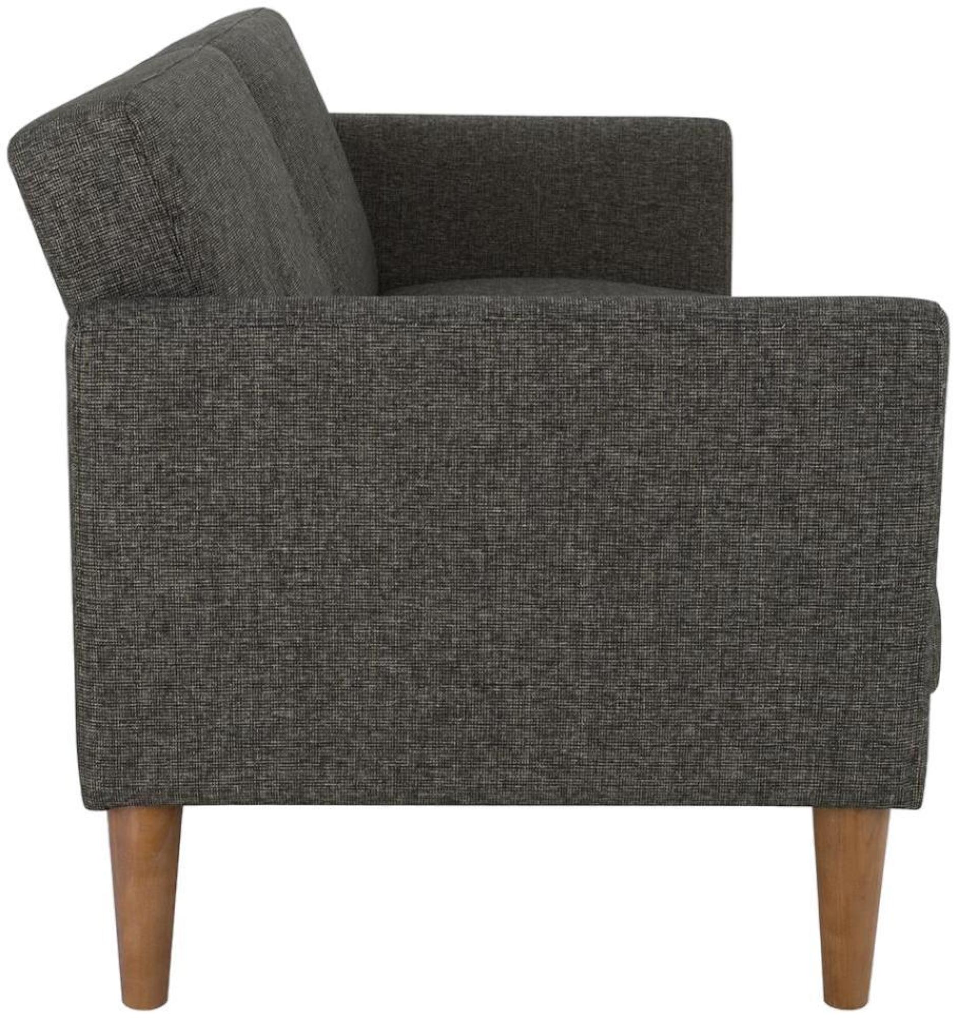 Novogratz Regal Futon Sofa Bed - Grey Linen - 2180429NUK