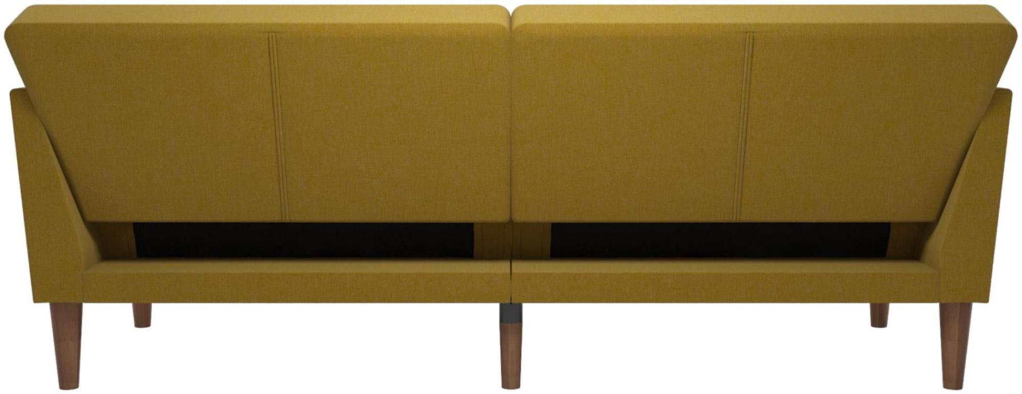 Novogratz Regal Futon Sofa Bed - Mustard Linen - 2180329NUK