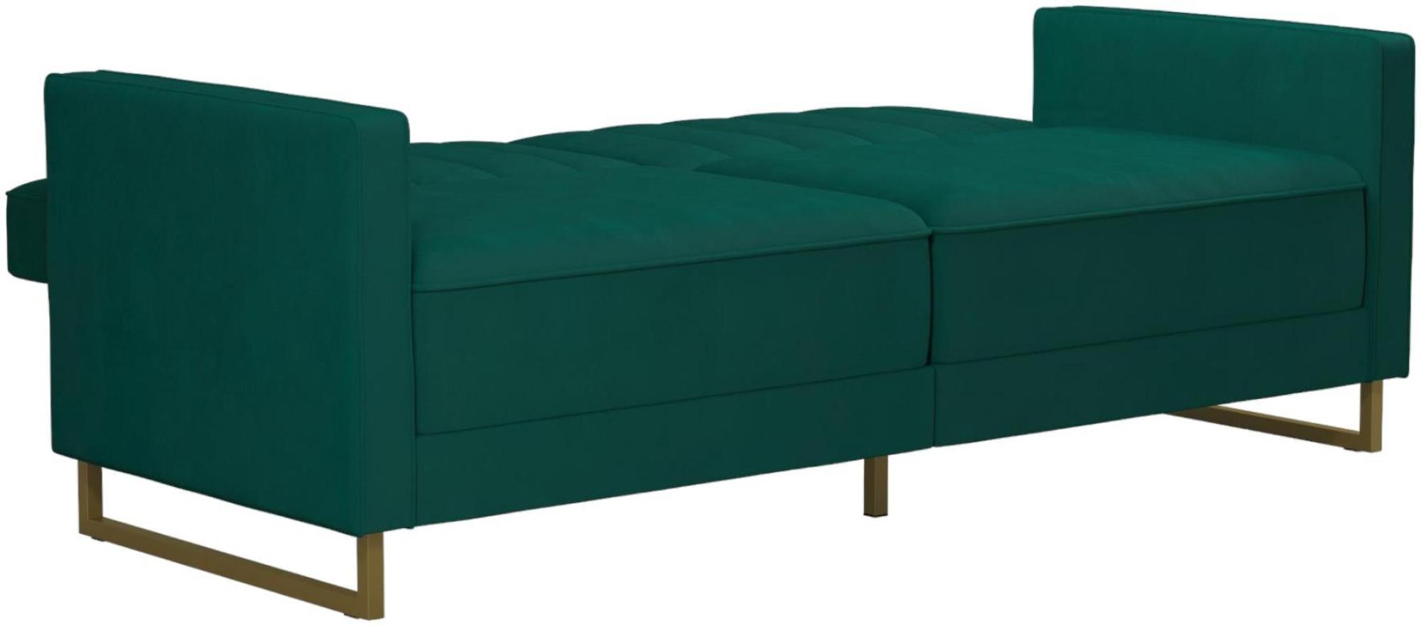 Novogratz Skylar Sofa Bed - Green Velvet - 2358979NUK