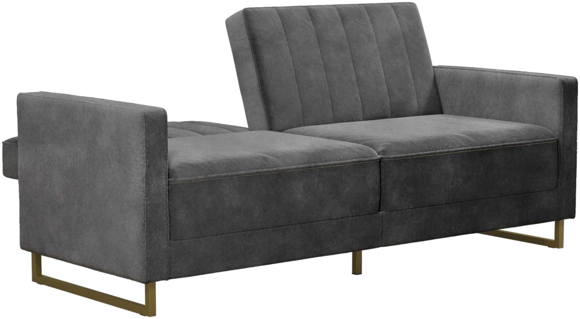 Novogratz Skylar Sofa Bed - Grey Velvet - 2358479NUK