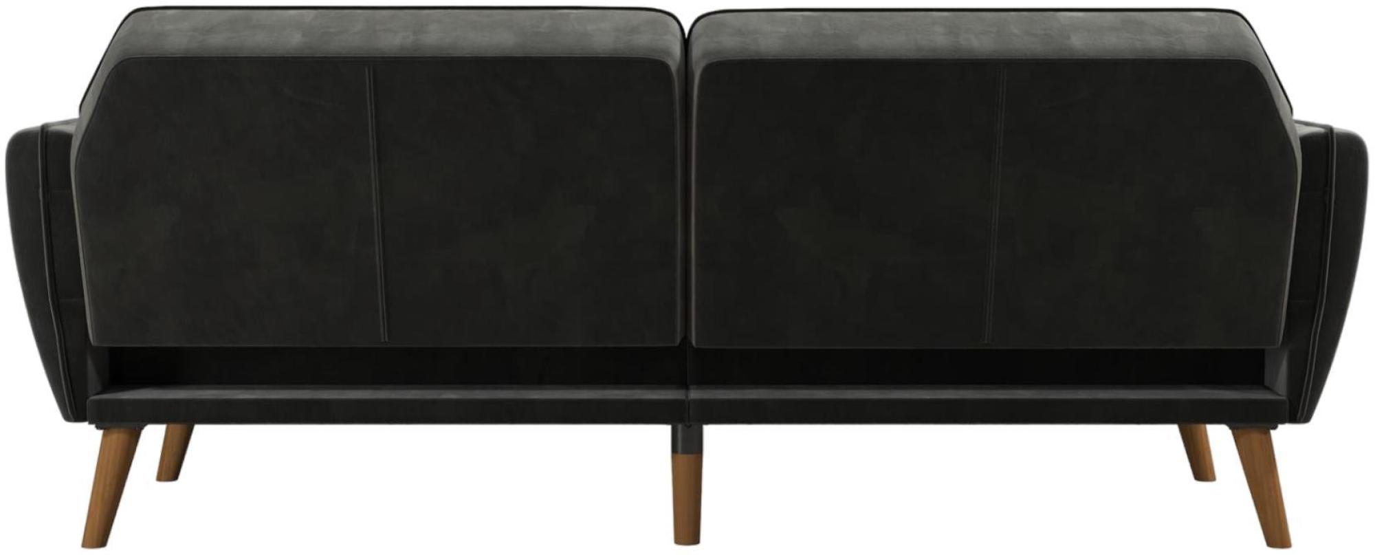 Novogratz Tallulah Futon Sofa Bed - Grey Velvet - 2144479NUK