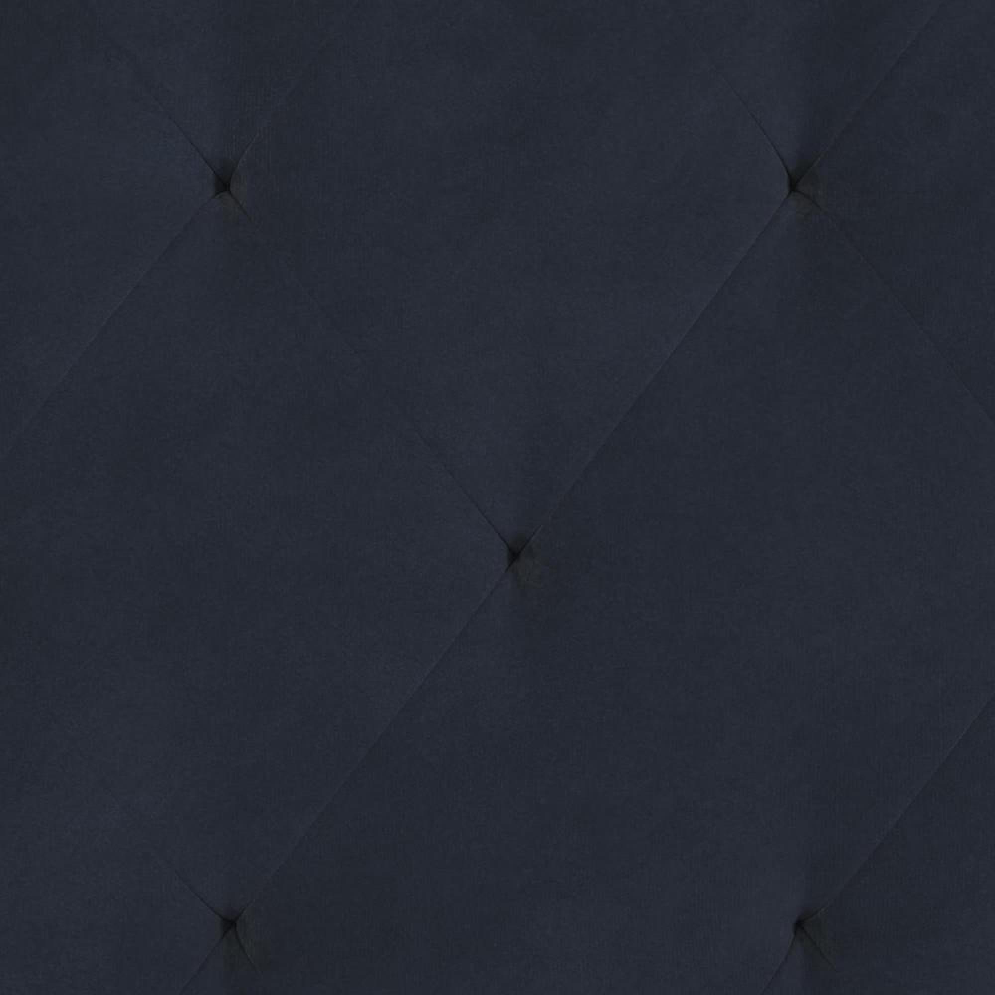 Novogratz Vintage Tufted Futon Sofa Bed - Blue Velvet - 2238679NUK