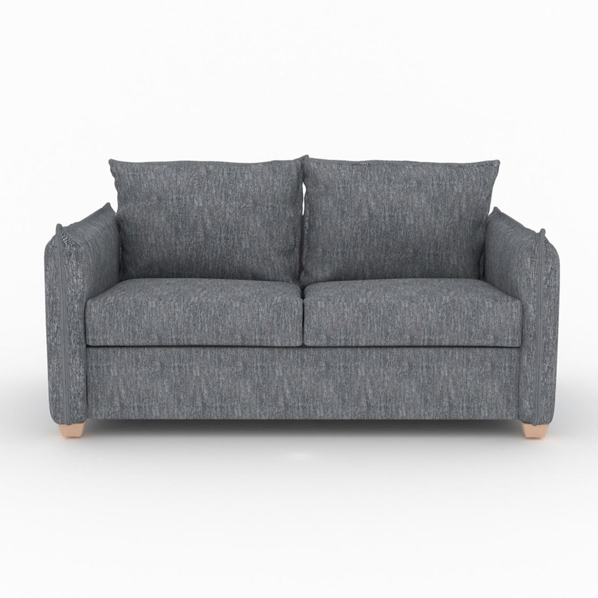 Oliver Sofa Bed - Piero Thunderstorm Fabric - 2 Seater