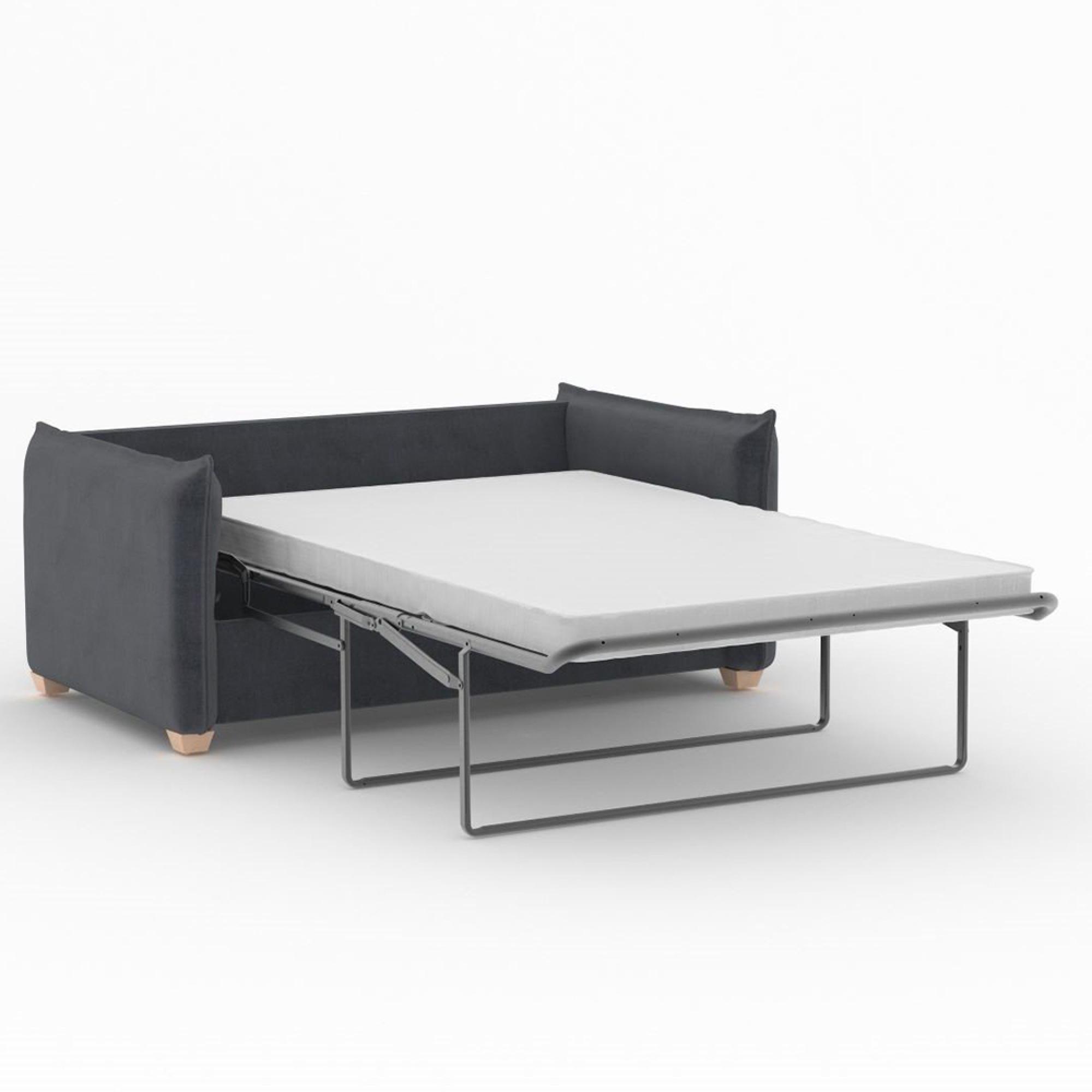 Oliver Sofa Bed - Sunningdale Granite Fabric - 2 Seater