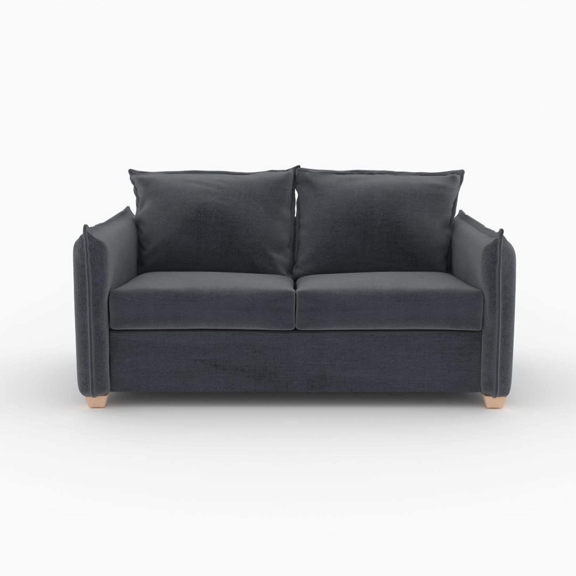 Oliver Sofa Bed - Sunningdale Granite Fabric - 2 Seater