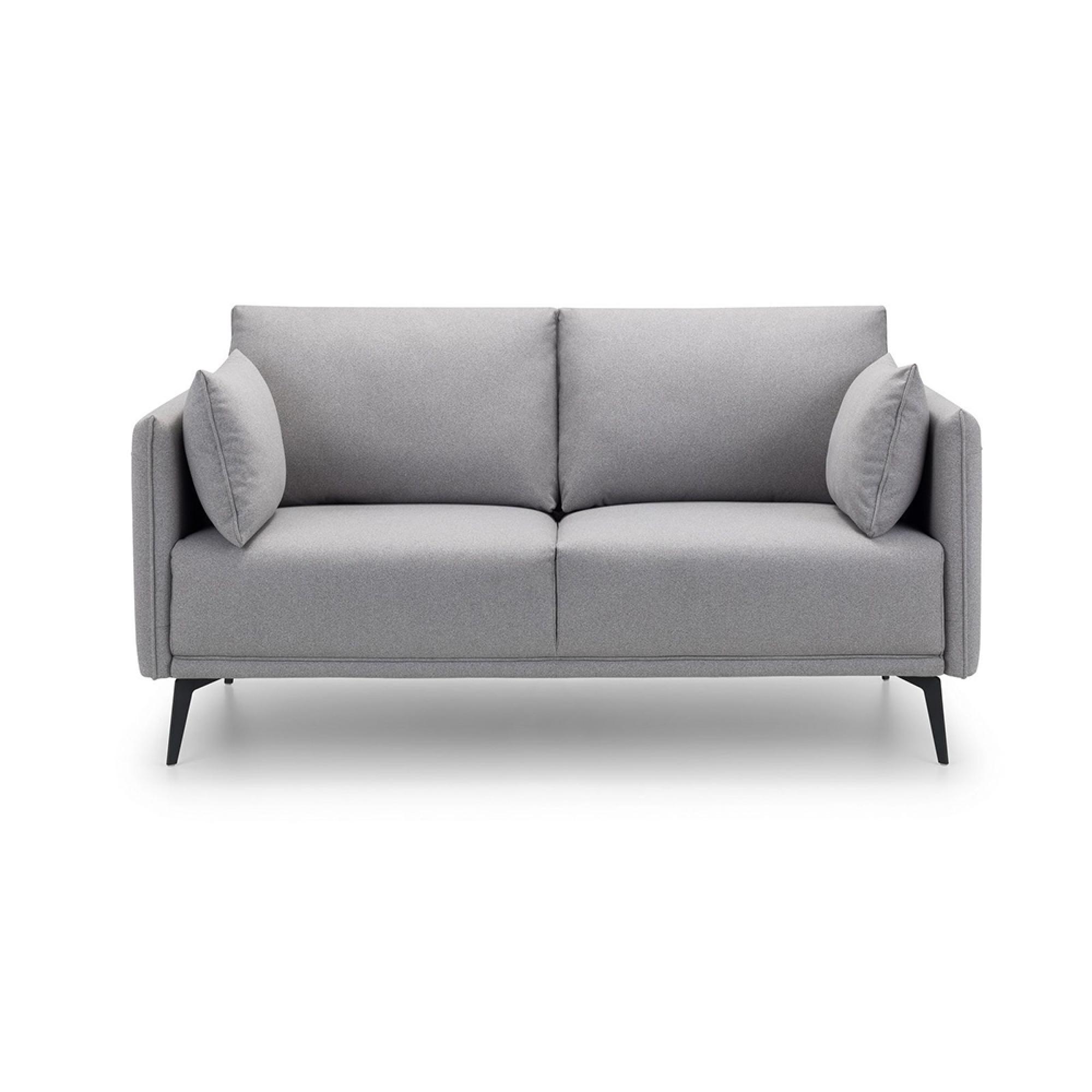 Rohe Sofa - 2 Seater - Grey Fabric