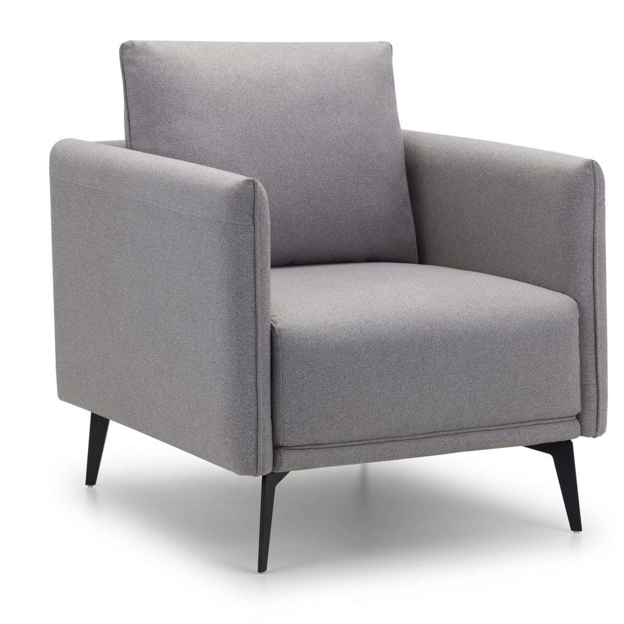 Rohe Armchair - Grey Fabric