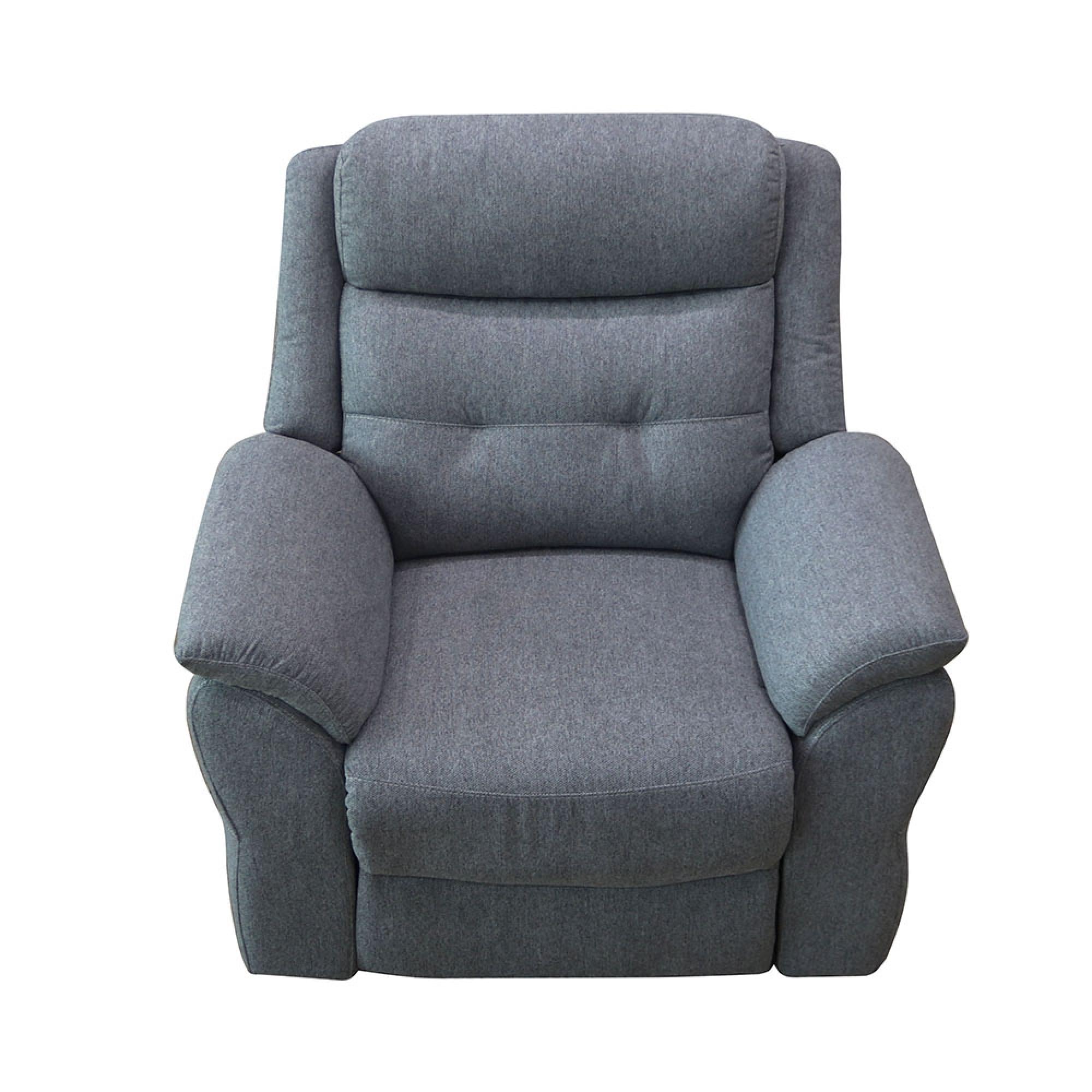 Shelby Recliner Armchair - Grey Fabric