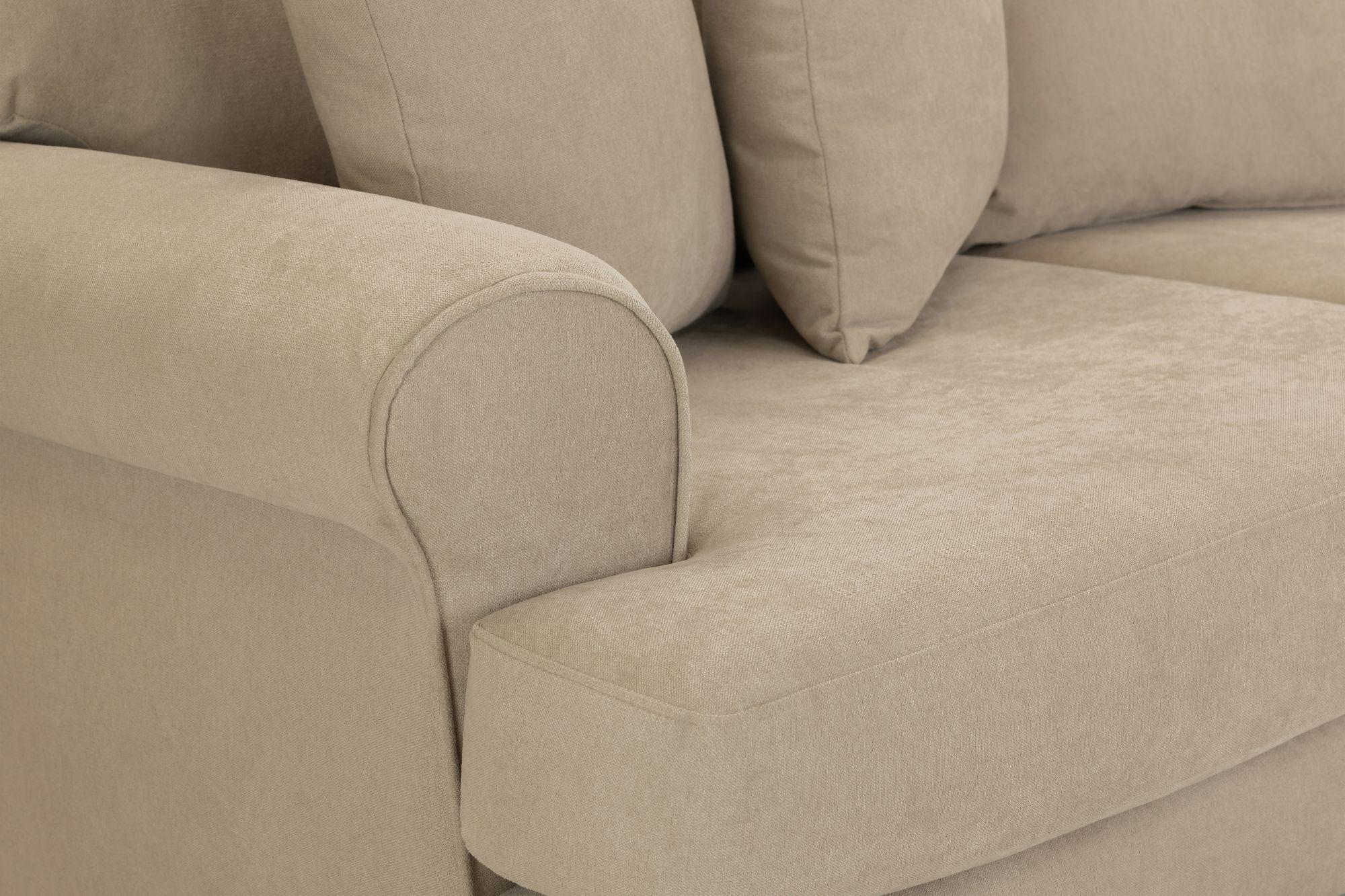 Summer Sofa - Beige Fabric - 3 Seater