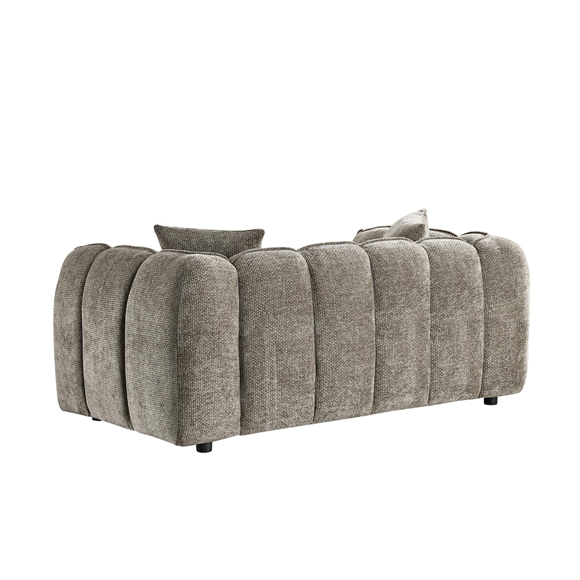 Venice Sofa - Mocha Fabric - 2 Seater