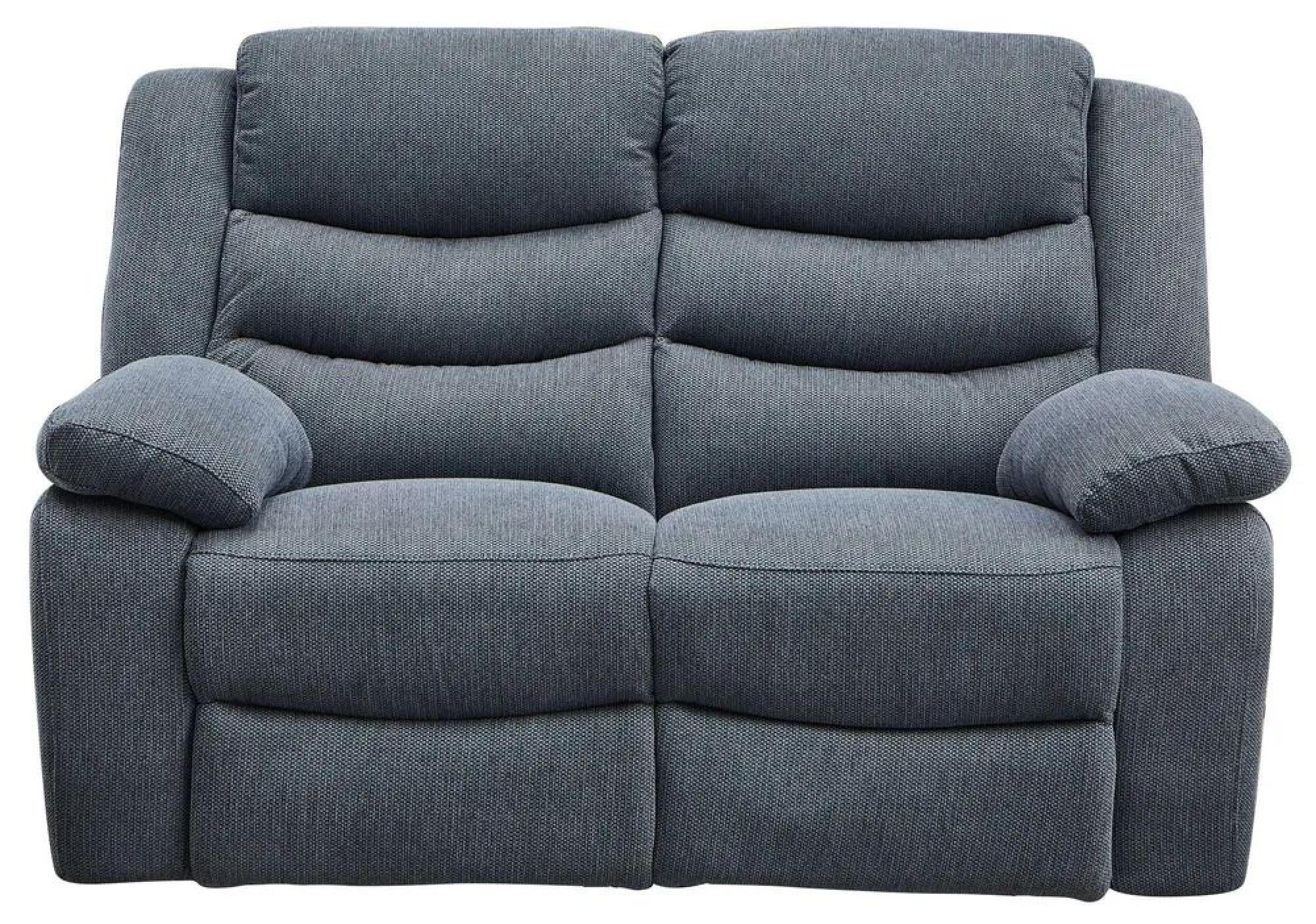 Windsor Recliner Sofa - 2 Seater - Dark Grey Fabric