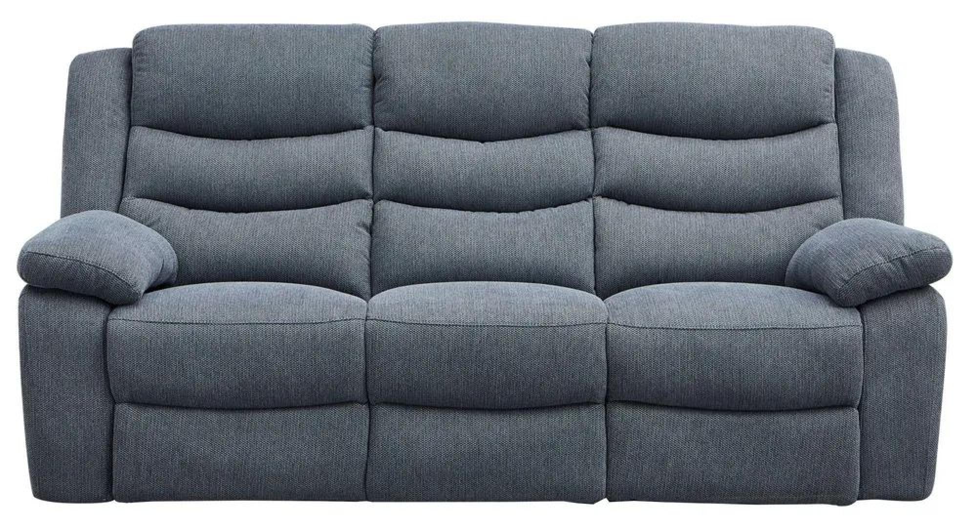 Windsor Recliner Sofa - 3 Seater - Dark Grey Fabric